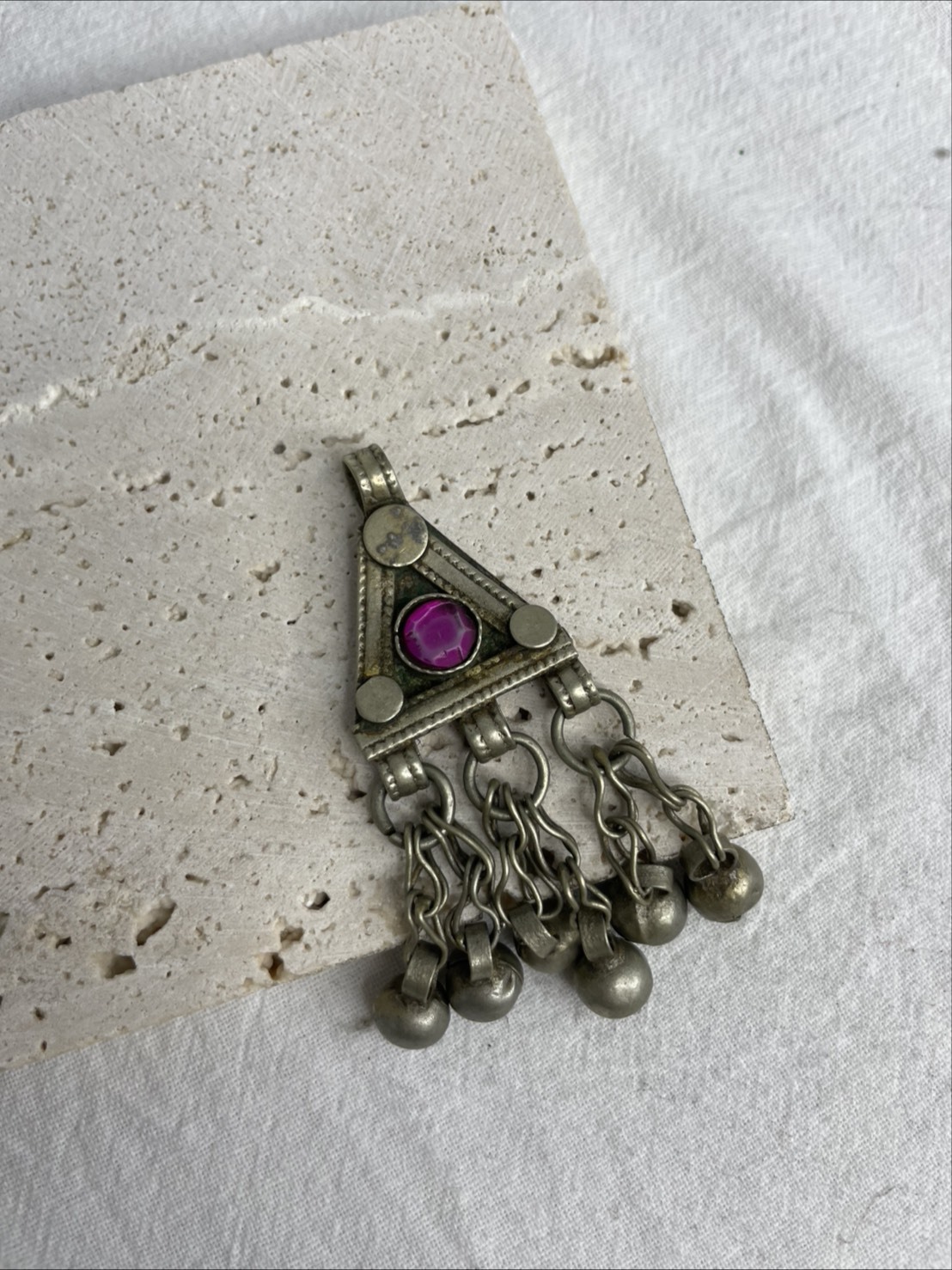 No.75 三角形阿富汗鈴鐺墜飾 6cm