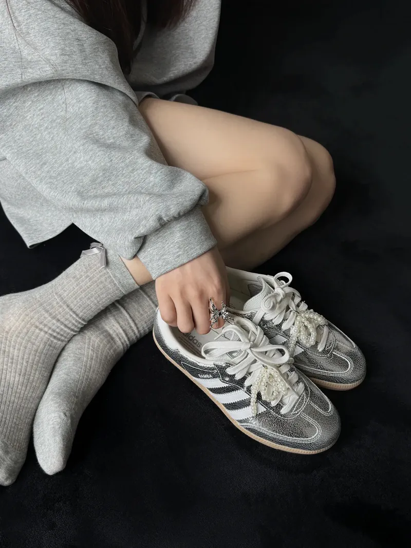 ADIDAS SAMBA OG (銀灰焦糖底)