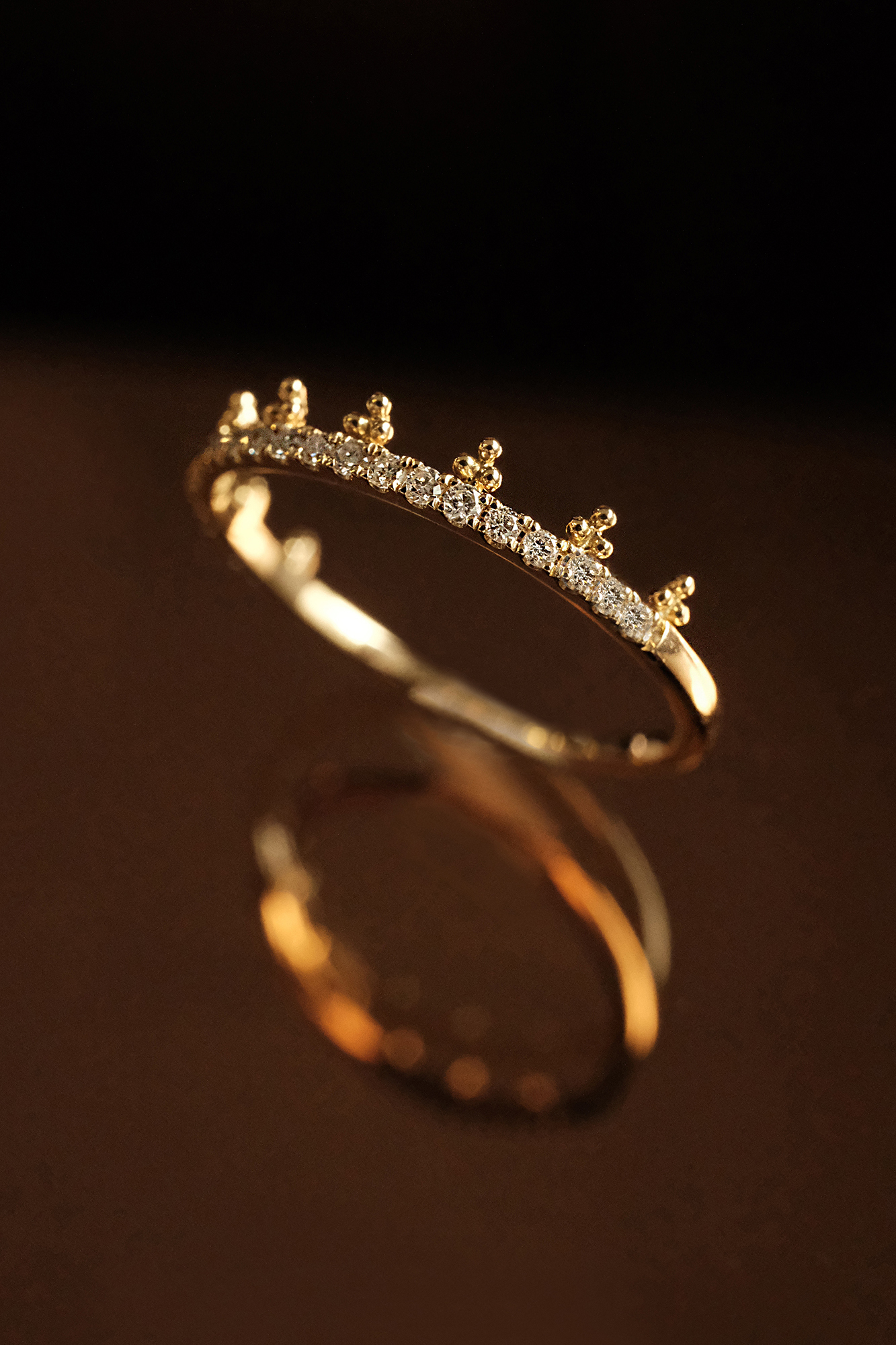 18K 皇冠寶石戒指