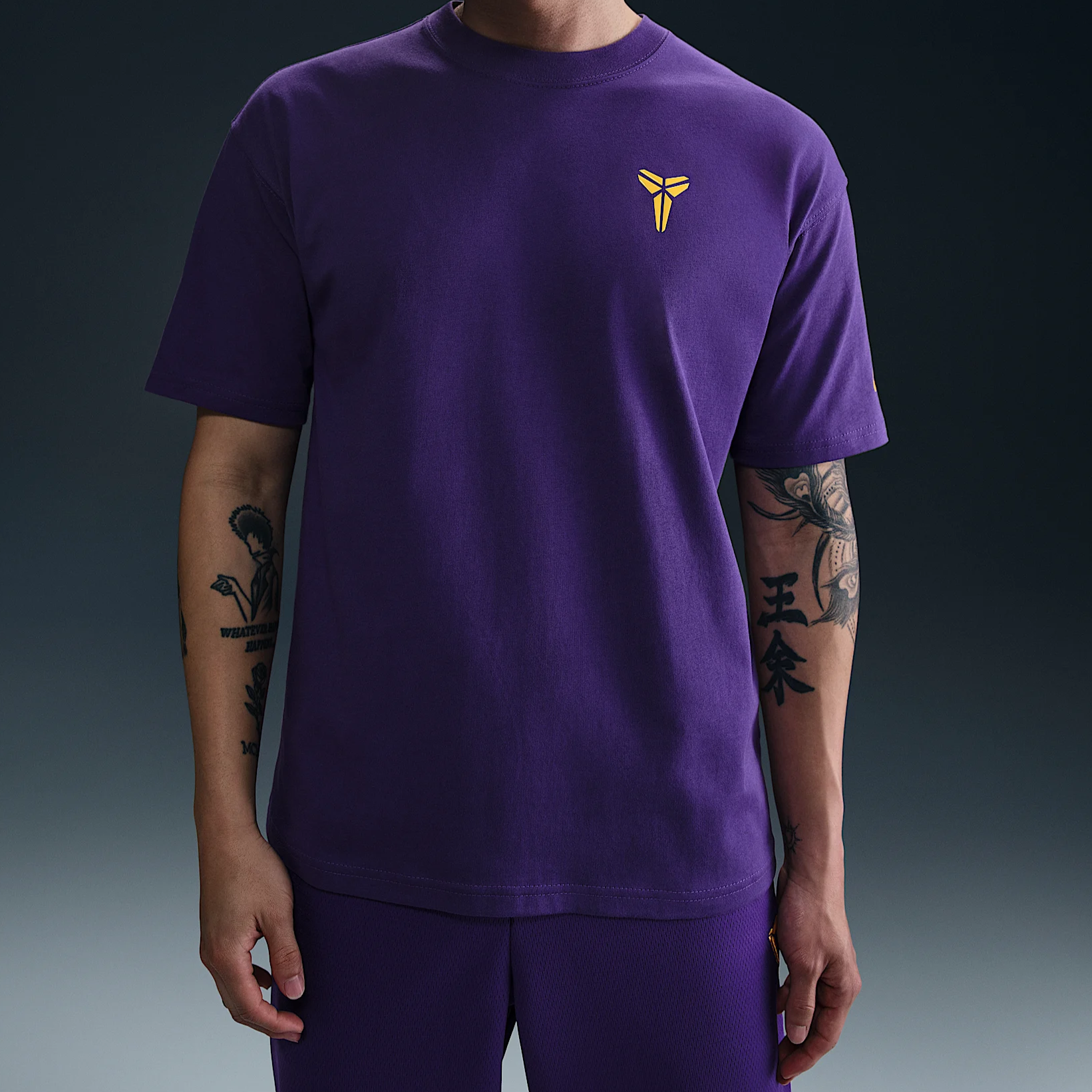 KOBE 曼巴LOGO 紫色短T HJ3319-504