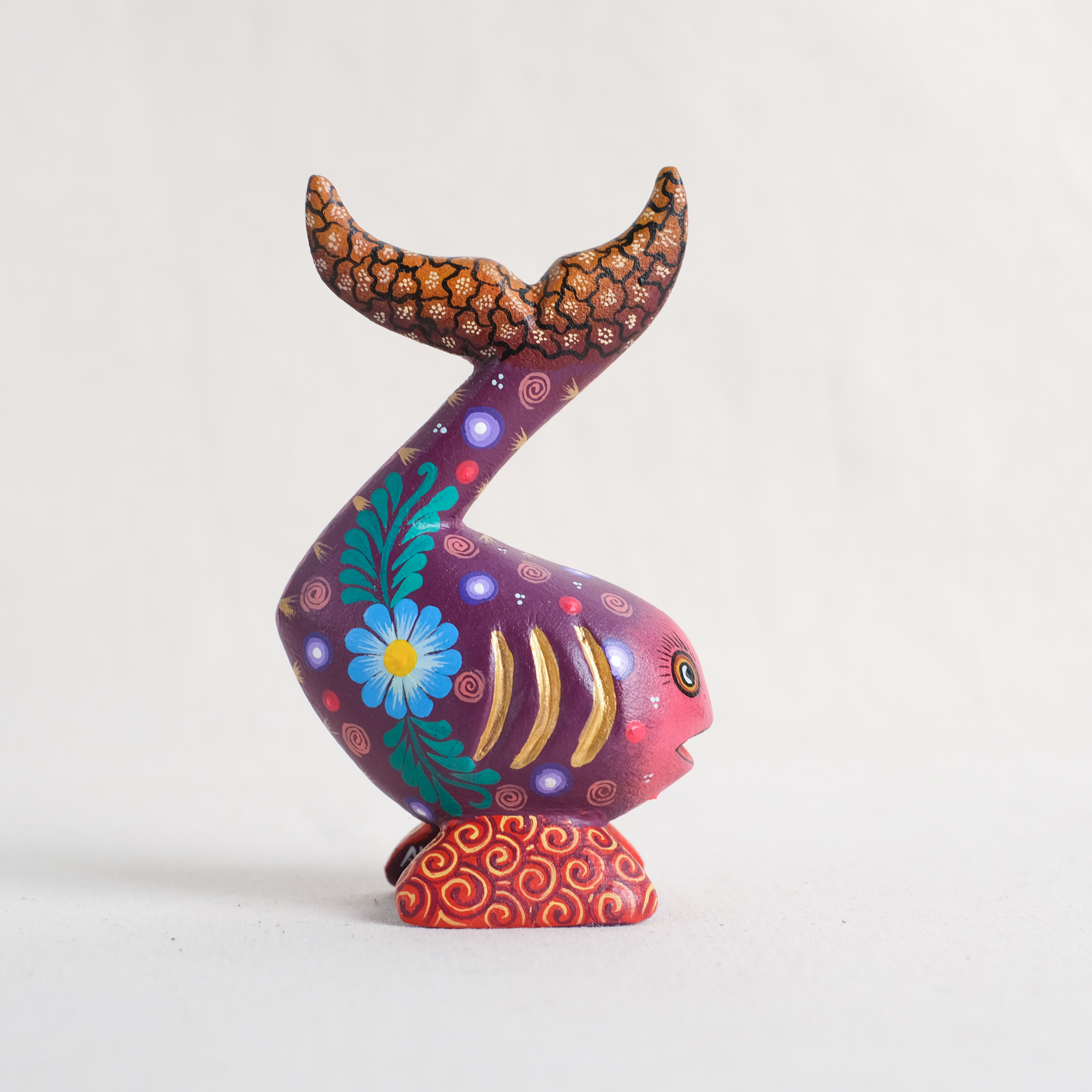 神獸手工木雕｜Pescado 02｜墨西哥