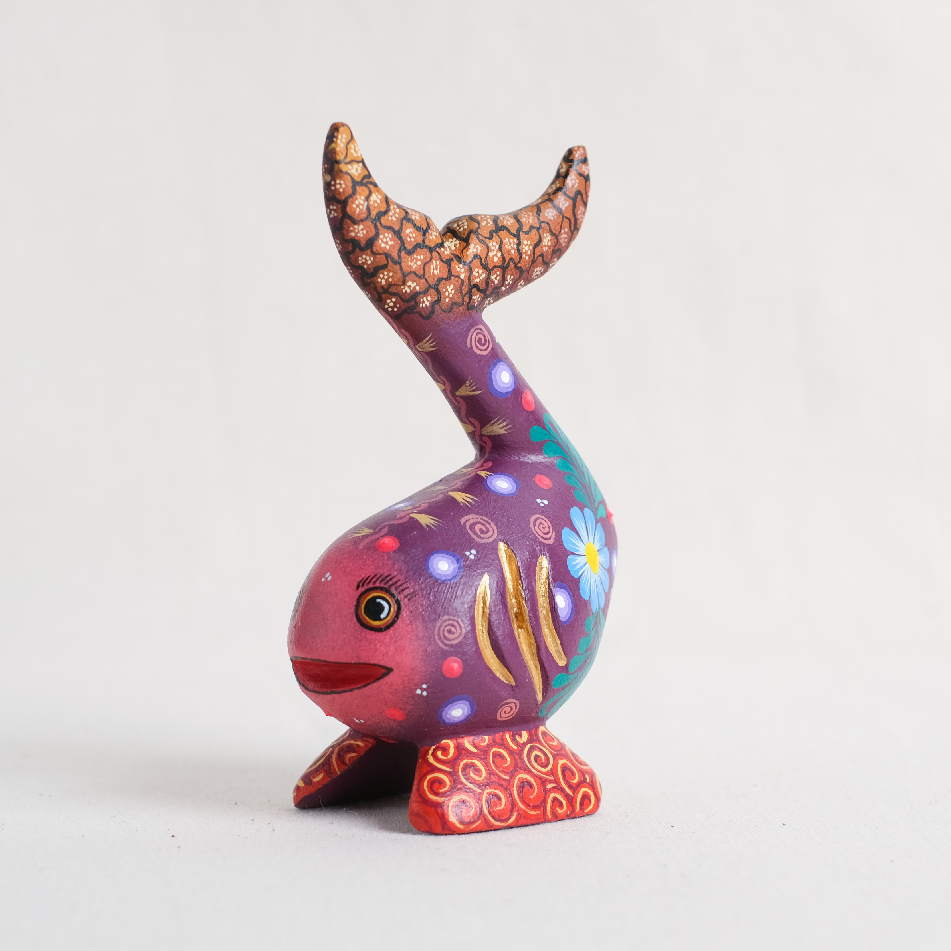 神獸手工木雕｜Pescado 02｜墨西哥