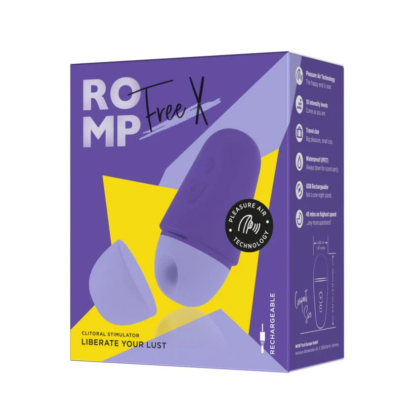 Romp Free X 迷你陰蒂吸啜器（紫色）