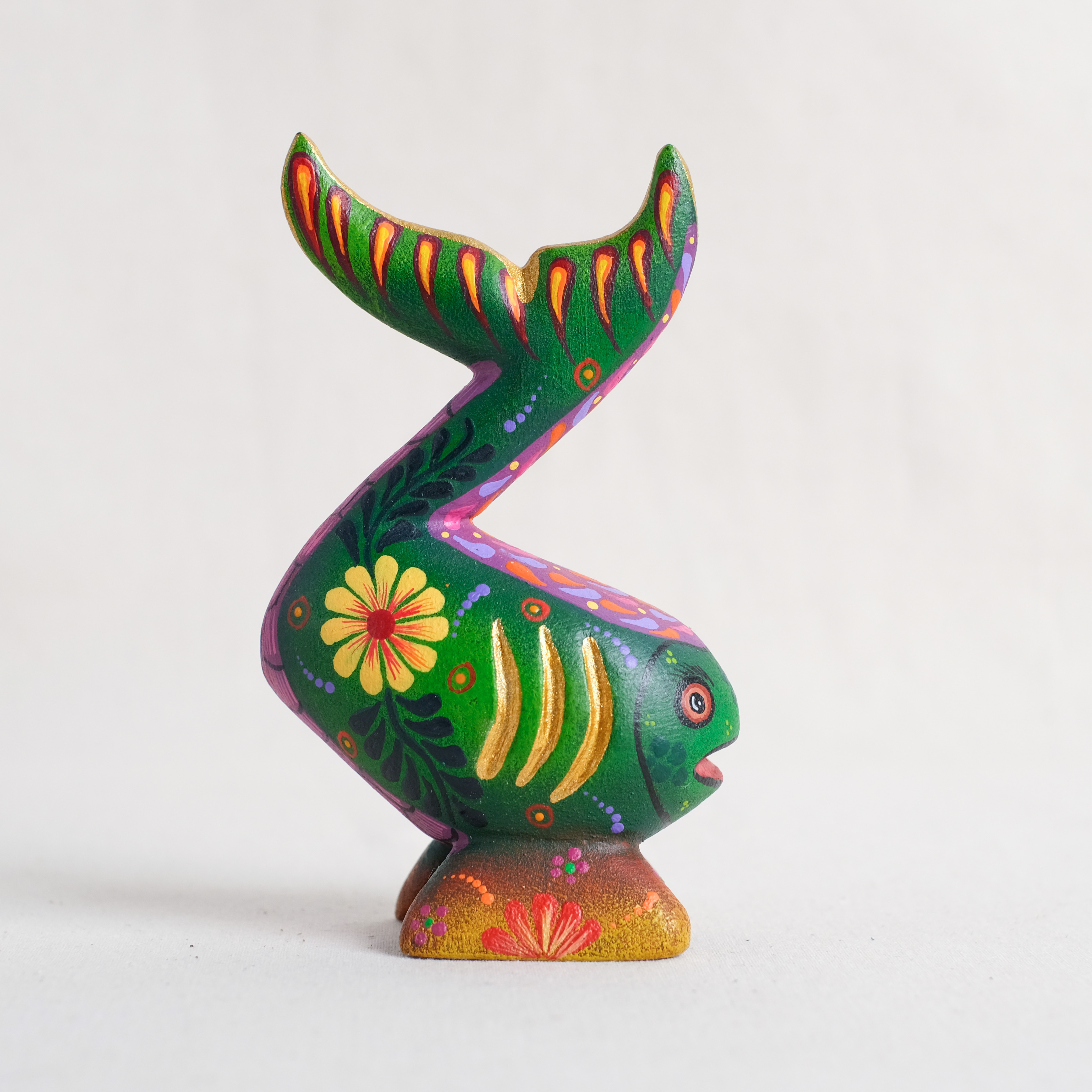 神獸手工木雕｜Pescado 03｜墨西哥