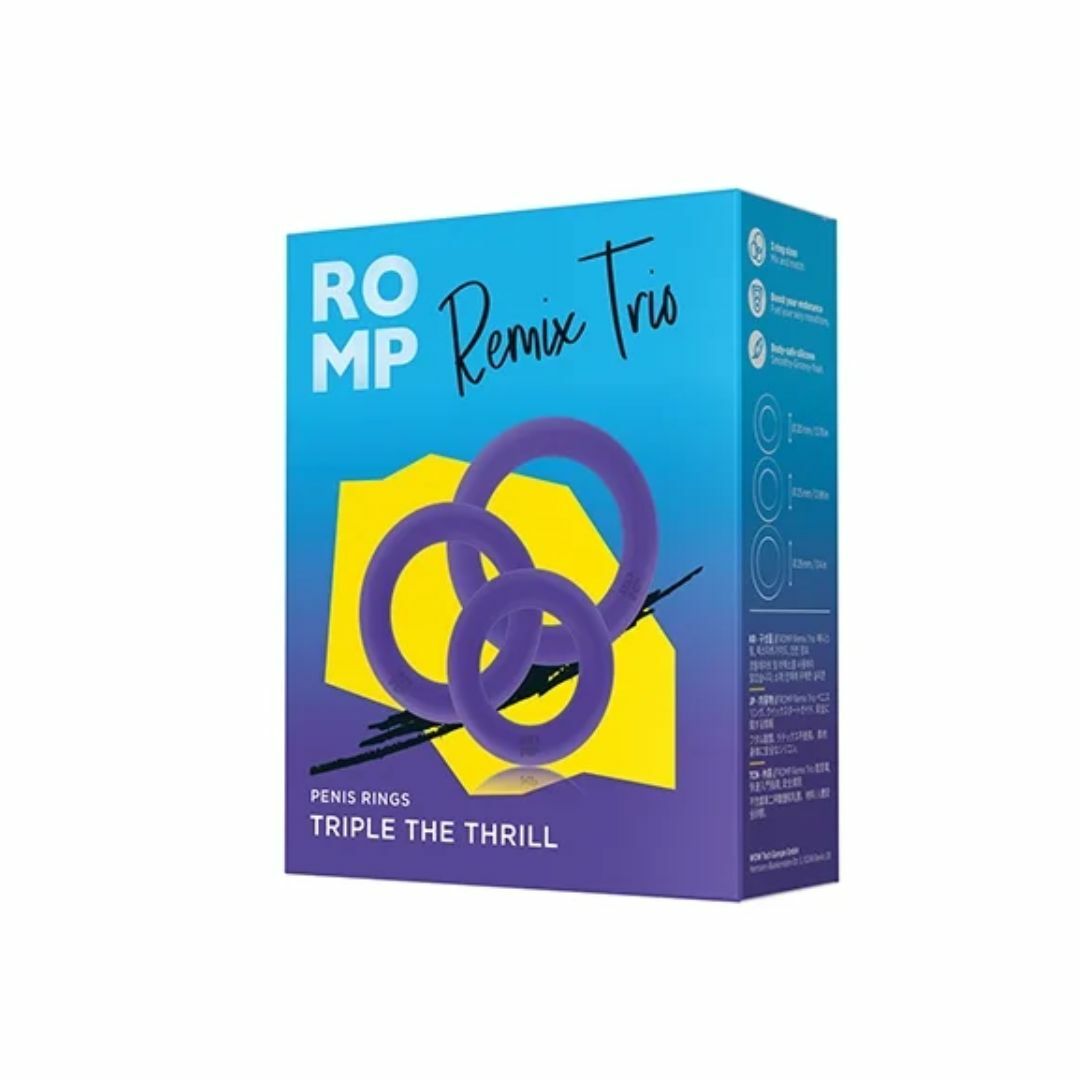 Romp Remix Trio - 陰莖環（紫色）