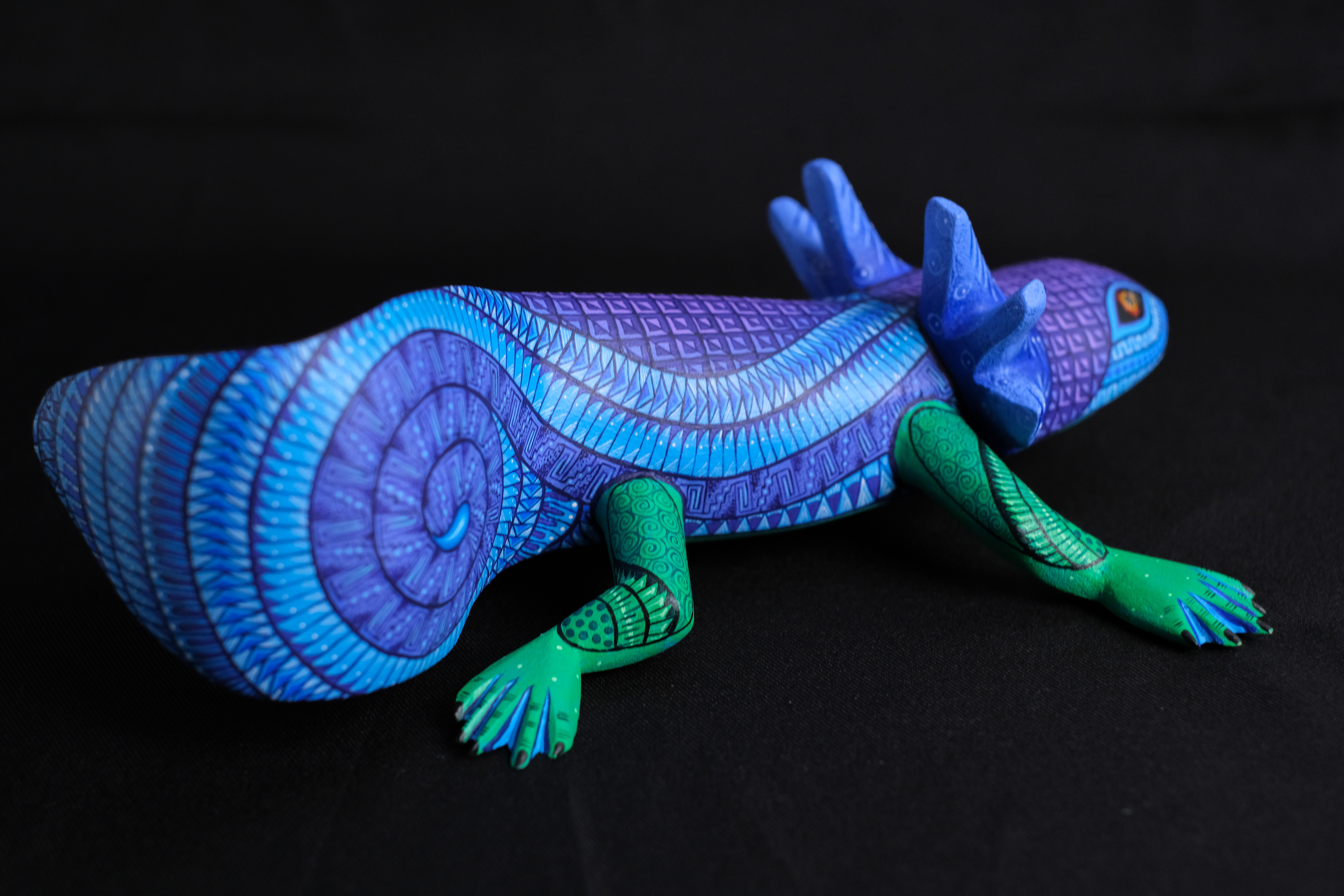 神獸手工木雕｜薩波特克圖騰款 Ajotoes 02｜墨西哥