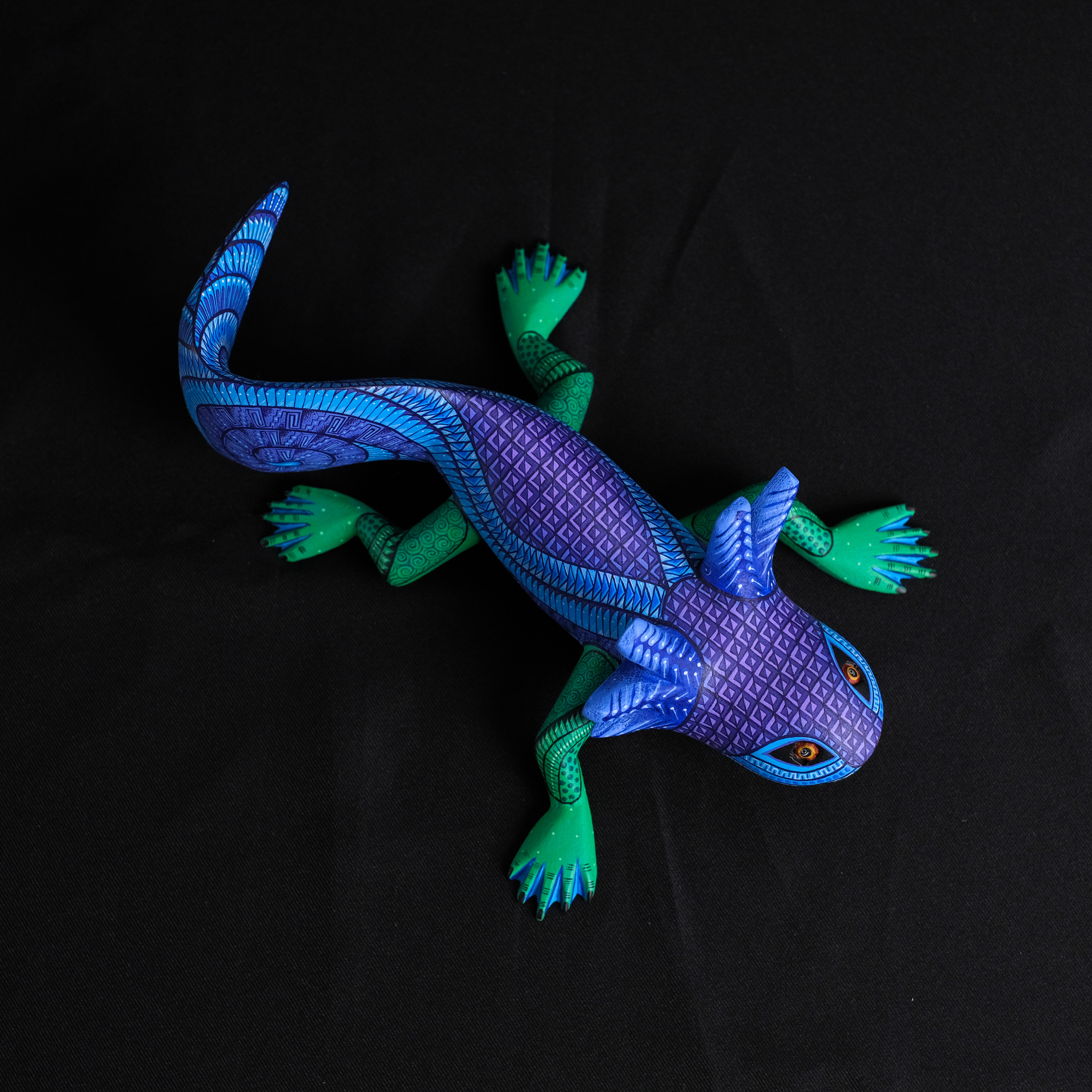 神獸手工木雕｜薩波特克圖騰款 Ajotoes 02｜墨西哥