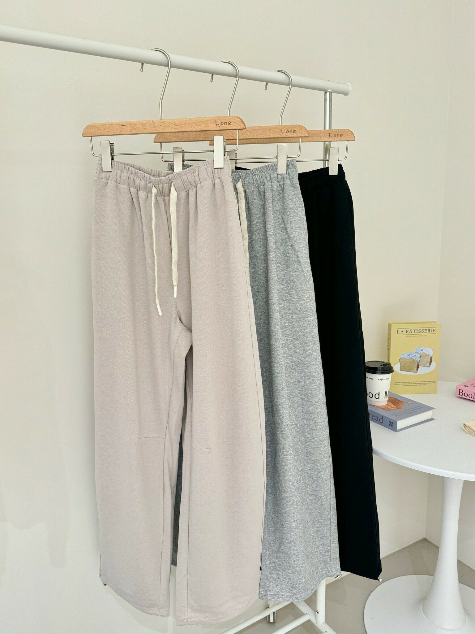 太空棉縮口兩穿褲