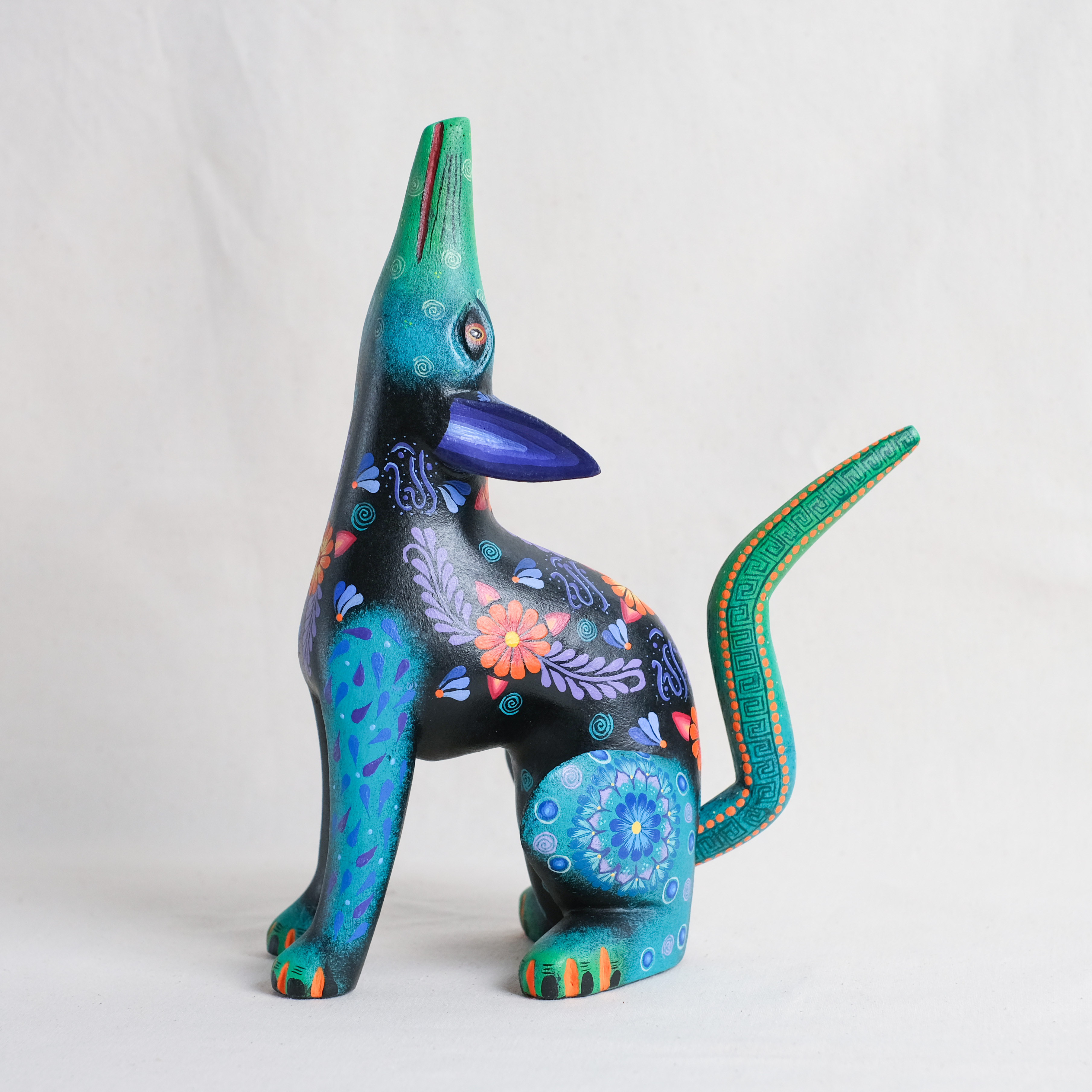 神獸手工木雕｜Coyote Grande｜墨西哥