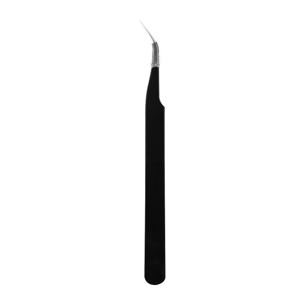 Black Angled Tweezers