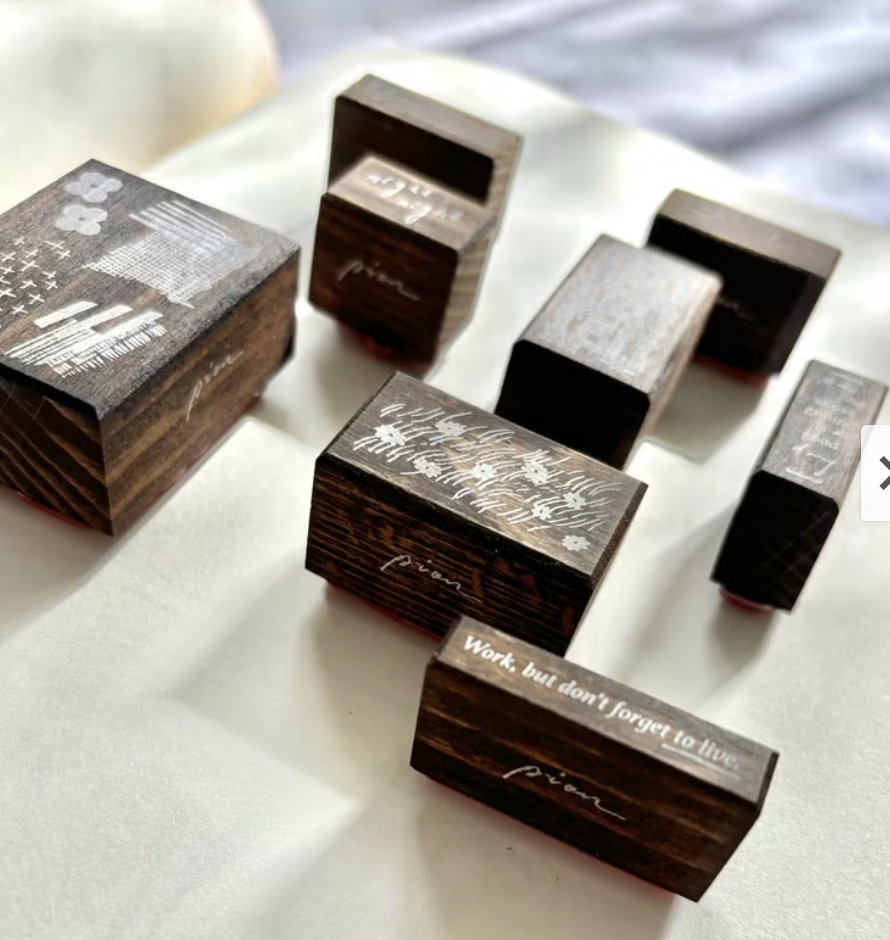Pion | Deco_vol.2 染木印章 /（共6款）