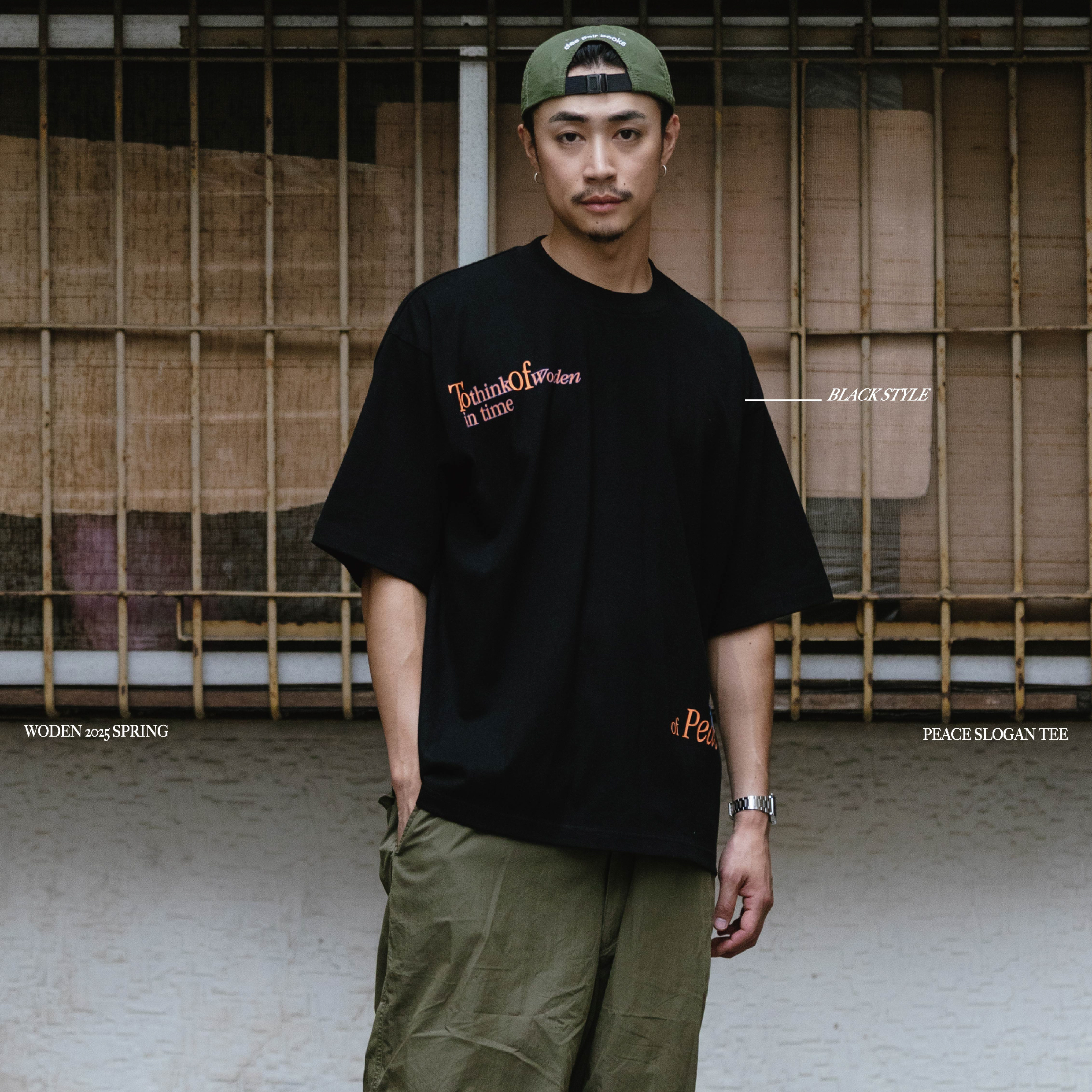 WODEN® Peace Slogen Tee 標語短袖