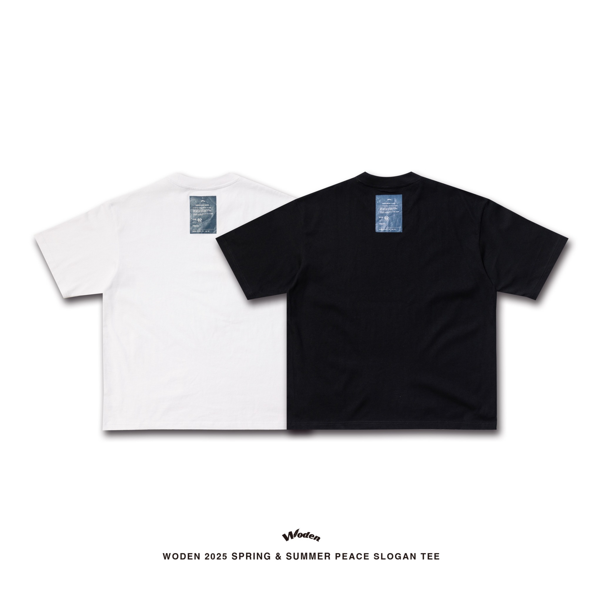 WODEN 2025 Spring & Summer 004 Peace Slogan Tee