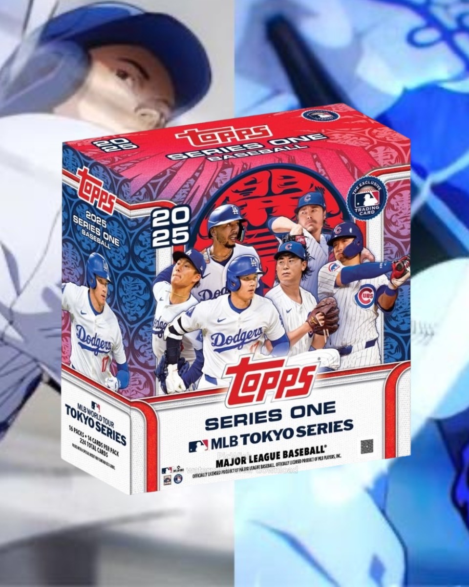＜限時限量＞2025 Topps Series 1 東京系列 開幕戰 特別卡盒(一盒有16包)