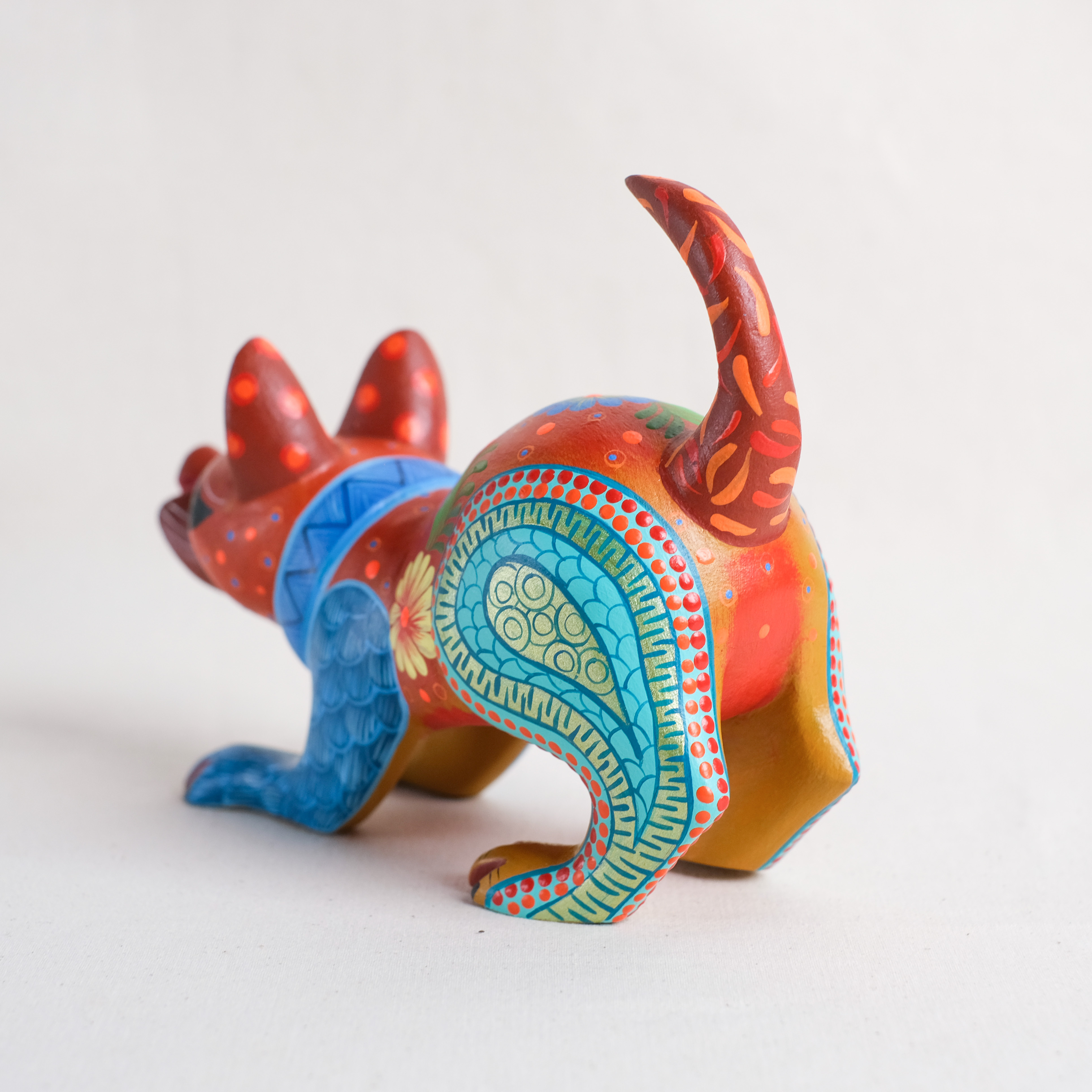 神獸手工木雕｜Perro Collar｜墨西哥