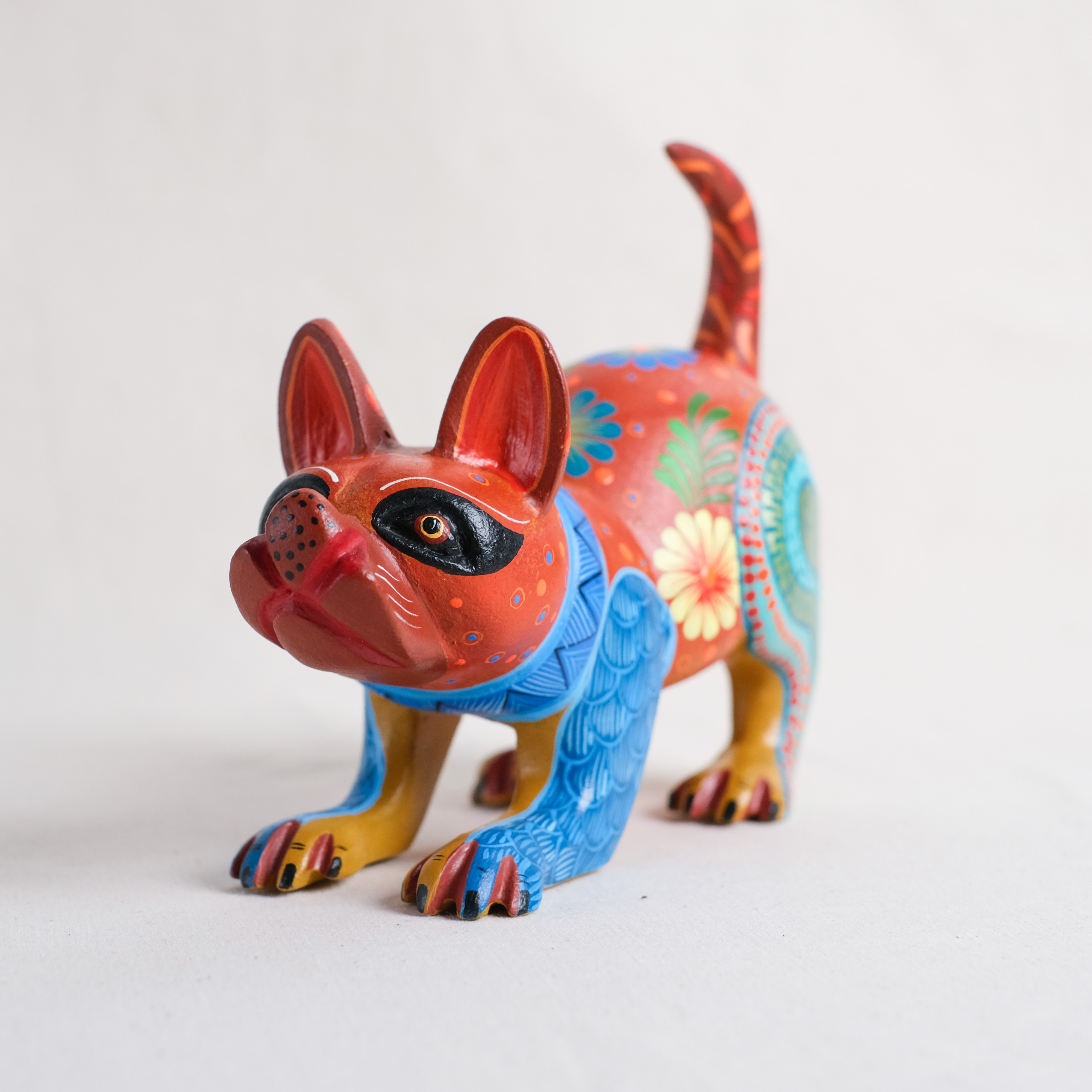 神獸手工木雕｜Perro Collar｜墨西哥