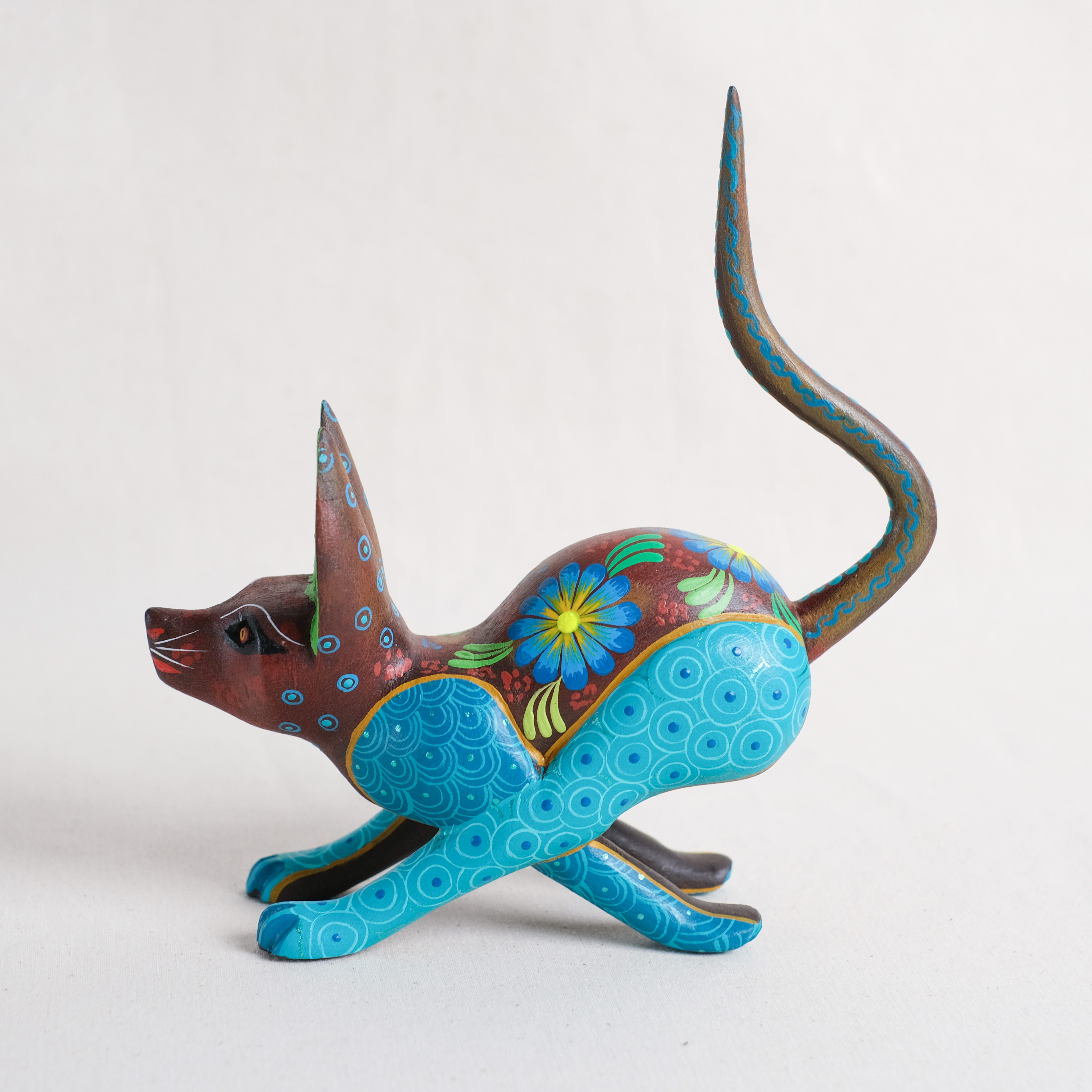 神獸手工木雕｜Zorro Grande｜墨西哥