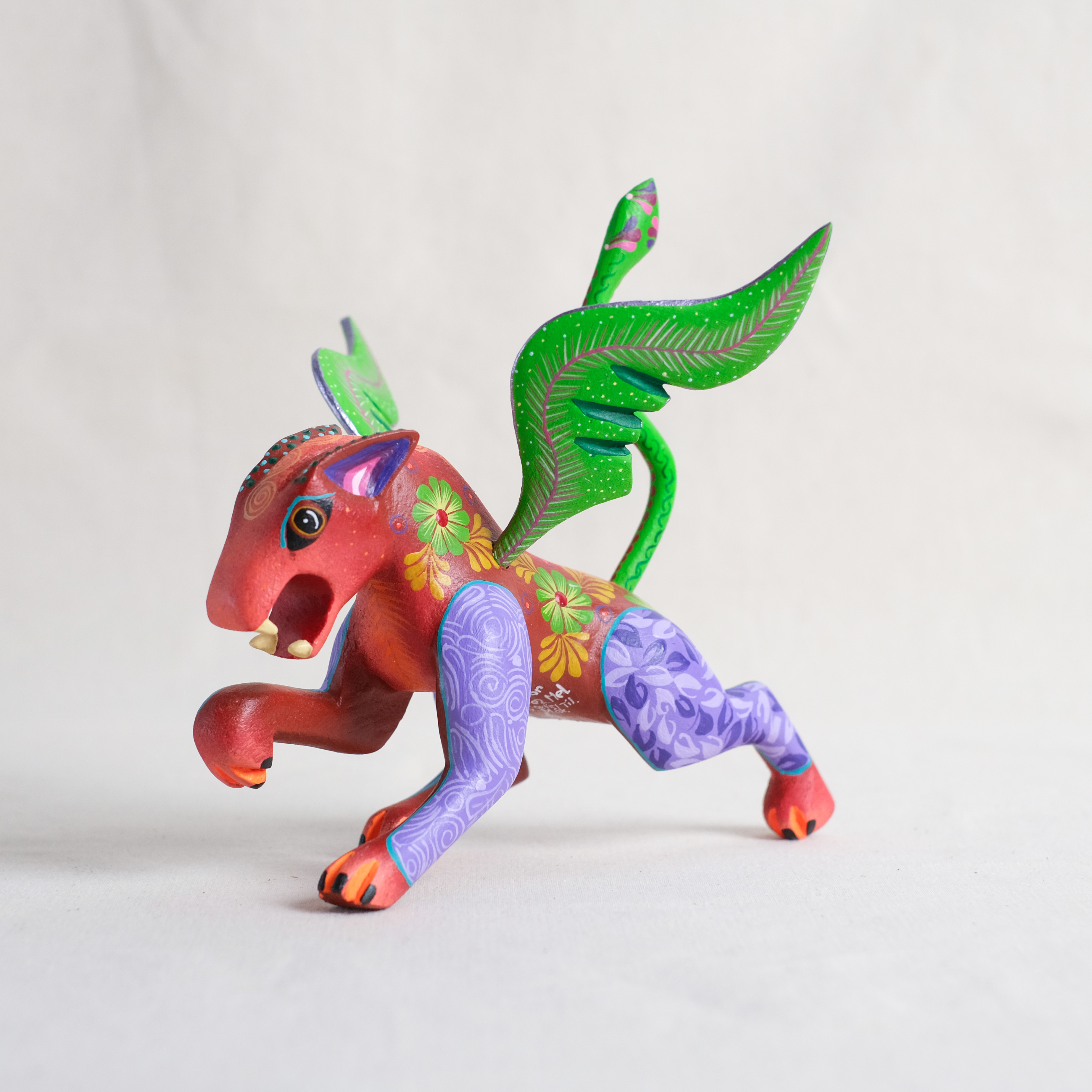 神獸手工木雕｜Jaguar Alas｜墨西哥