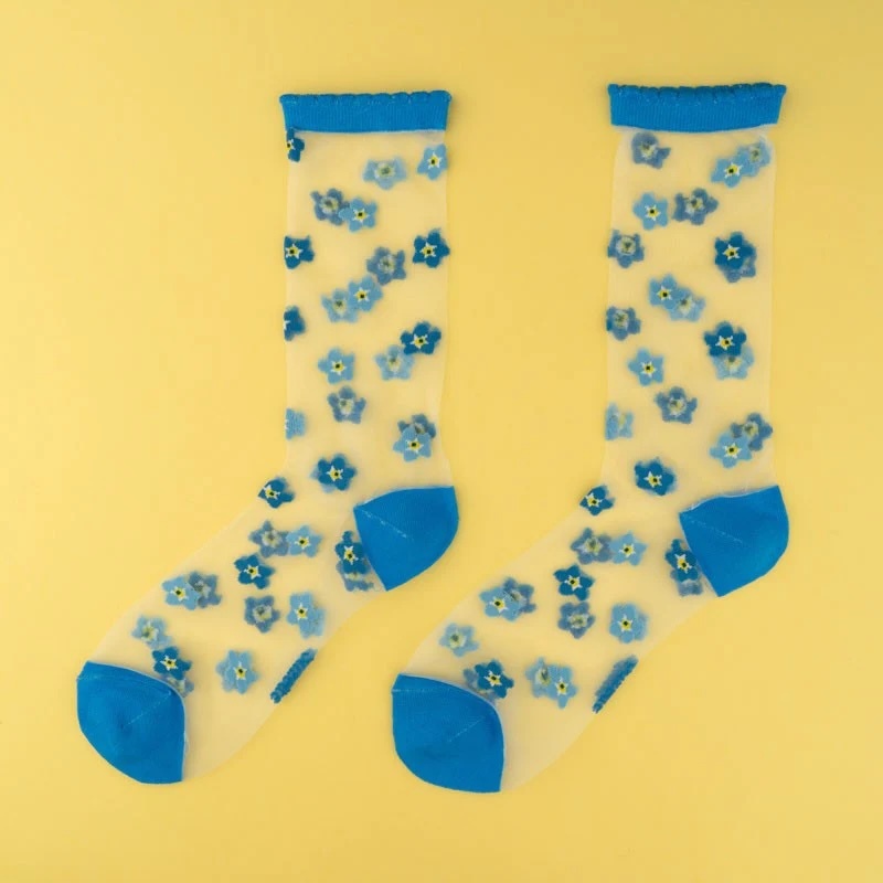 FORGET ME NOT SHEER SOCKS｜Coucou Suzette
