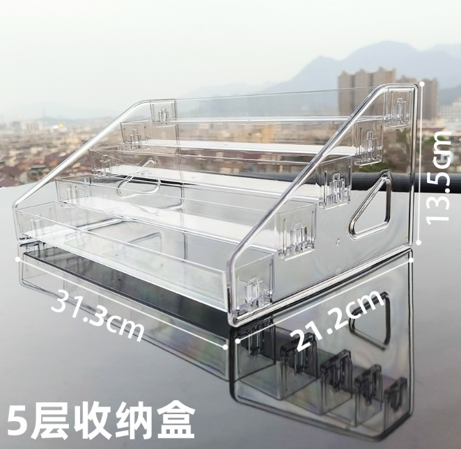 多层阶梯式乐高收纳盒