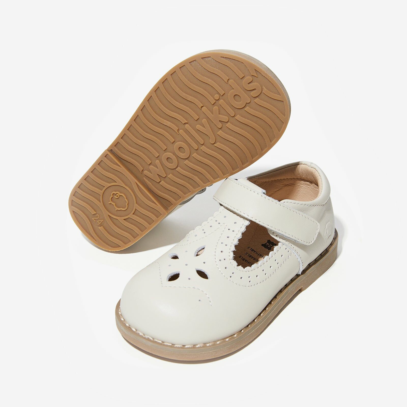 澳洲童鞋 Woolly Kids♡Cheryl - Cream White