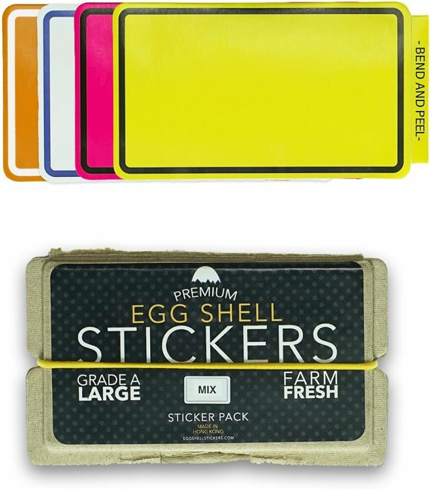 Egg Shell Stickers 蛋殼貼 Mix Pack Line 80張