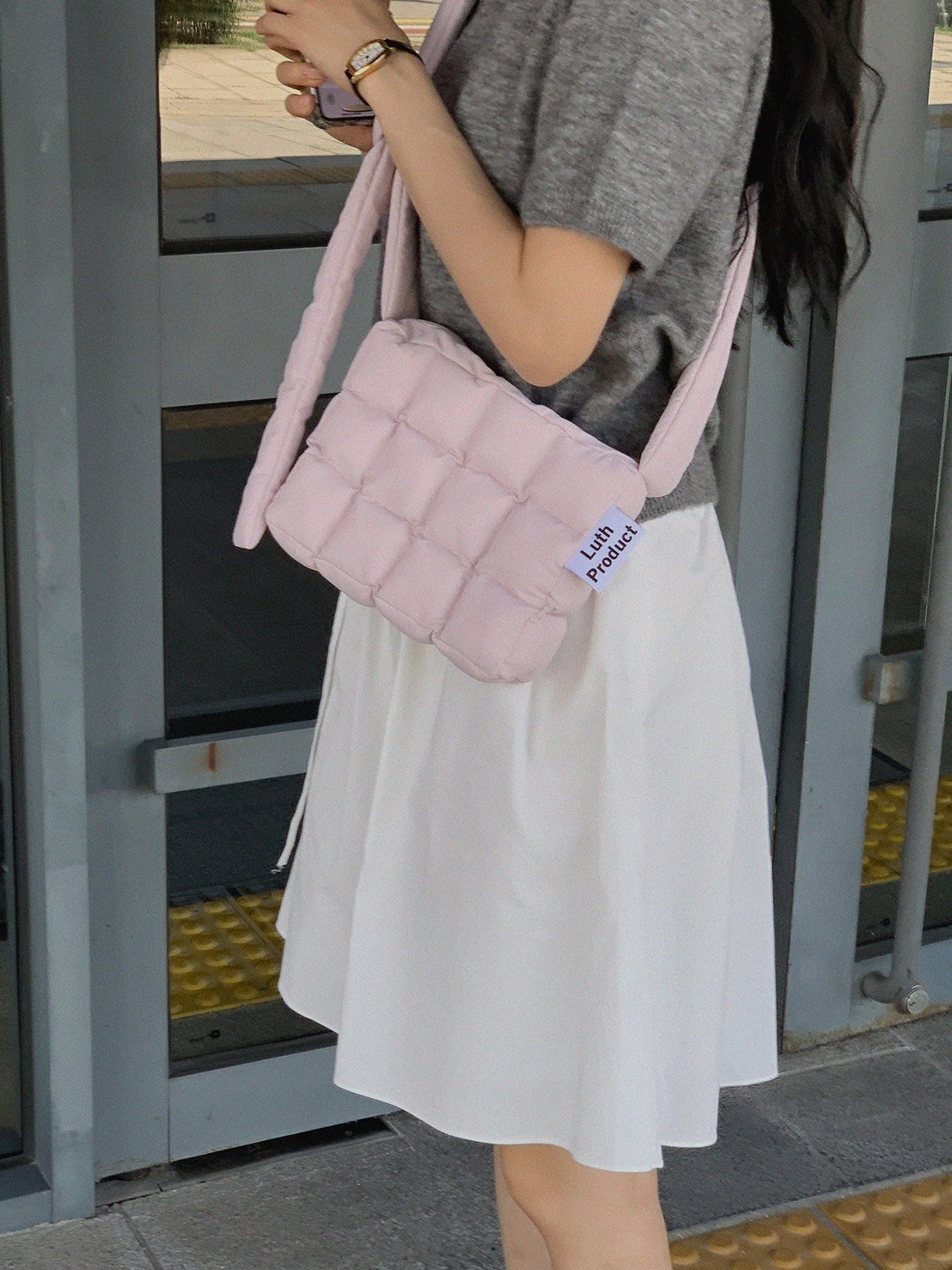 <快速出貨> 韓國🇰🇷 設計師品牌LUTH 尼龍側背包M