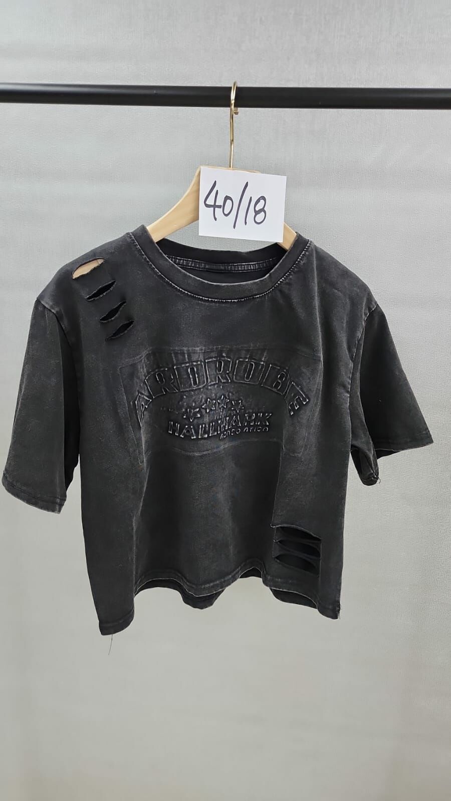 CD514  字母什染tee  胸40  長18