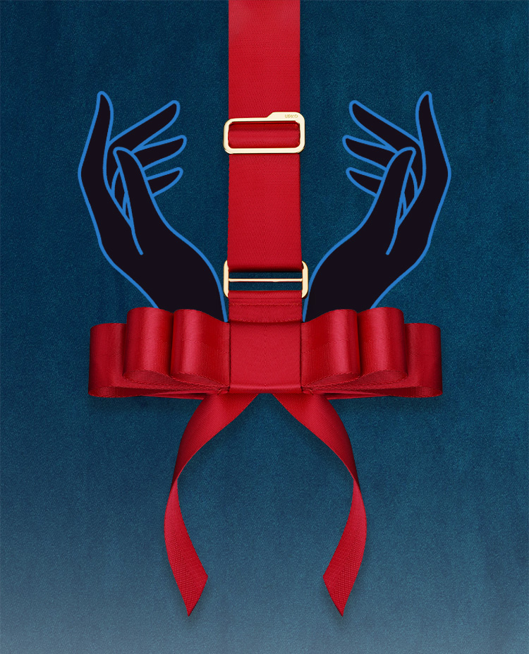 UPKO｜蝴蝶結門縫用束縛手銬