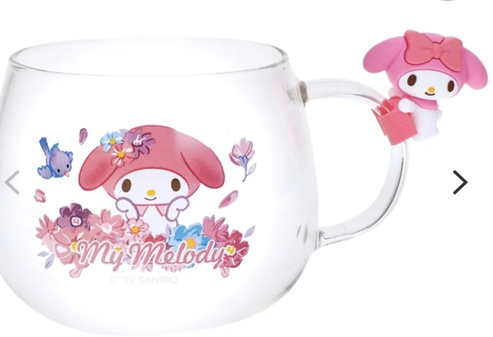 現貨 My Melody 裝飾公仔玻璃杯（#920雪）