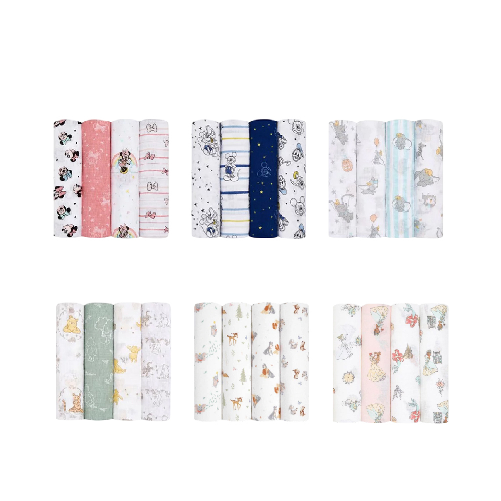 美國 aden+anais 經典多功能包巾4入(6款可選)