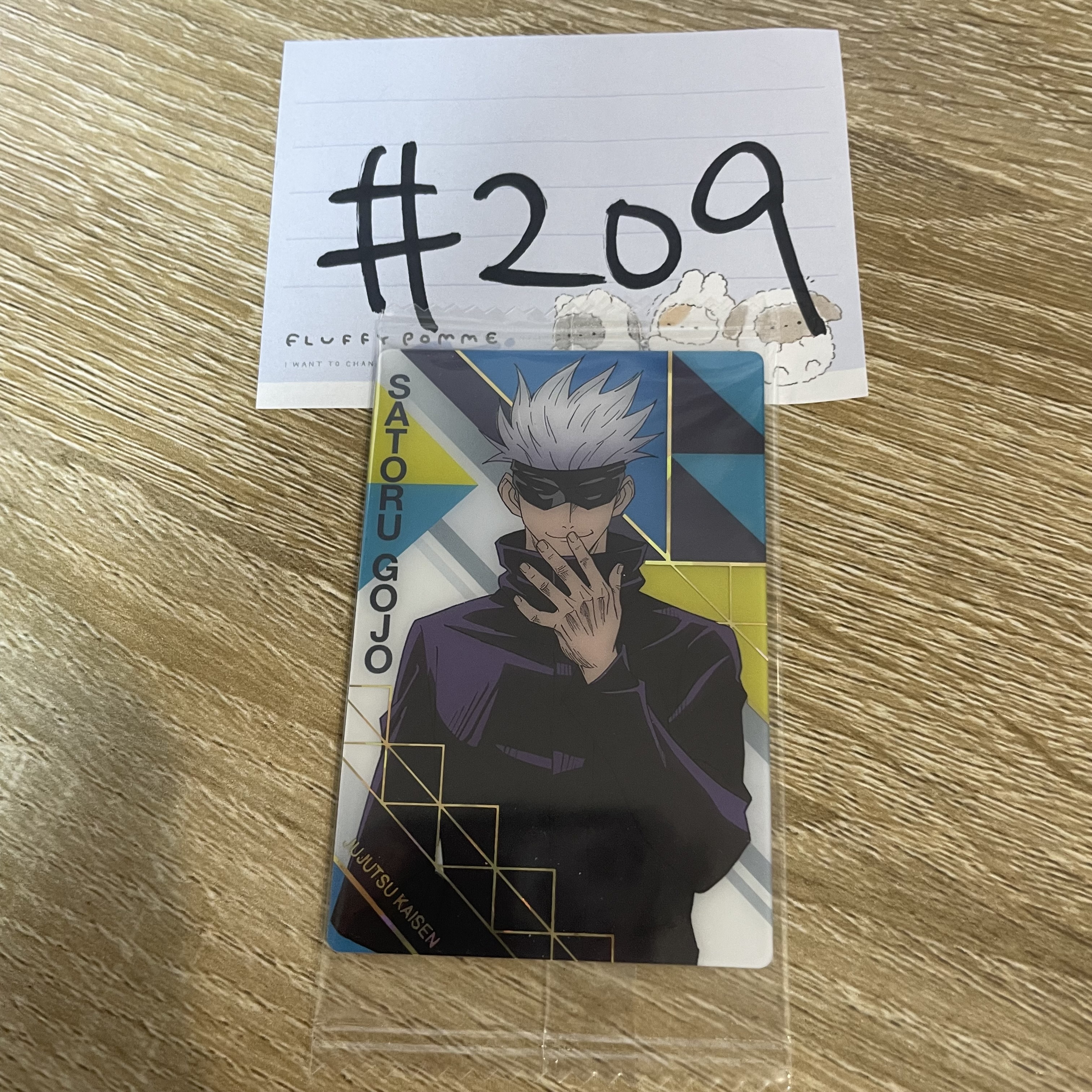 咒術迴戰  五條 小卡#209