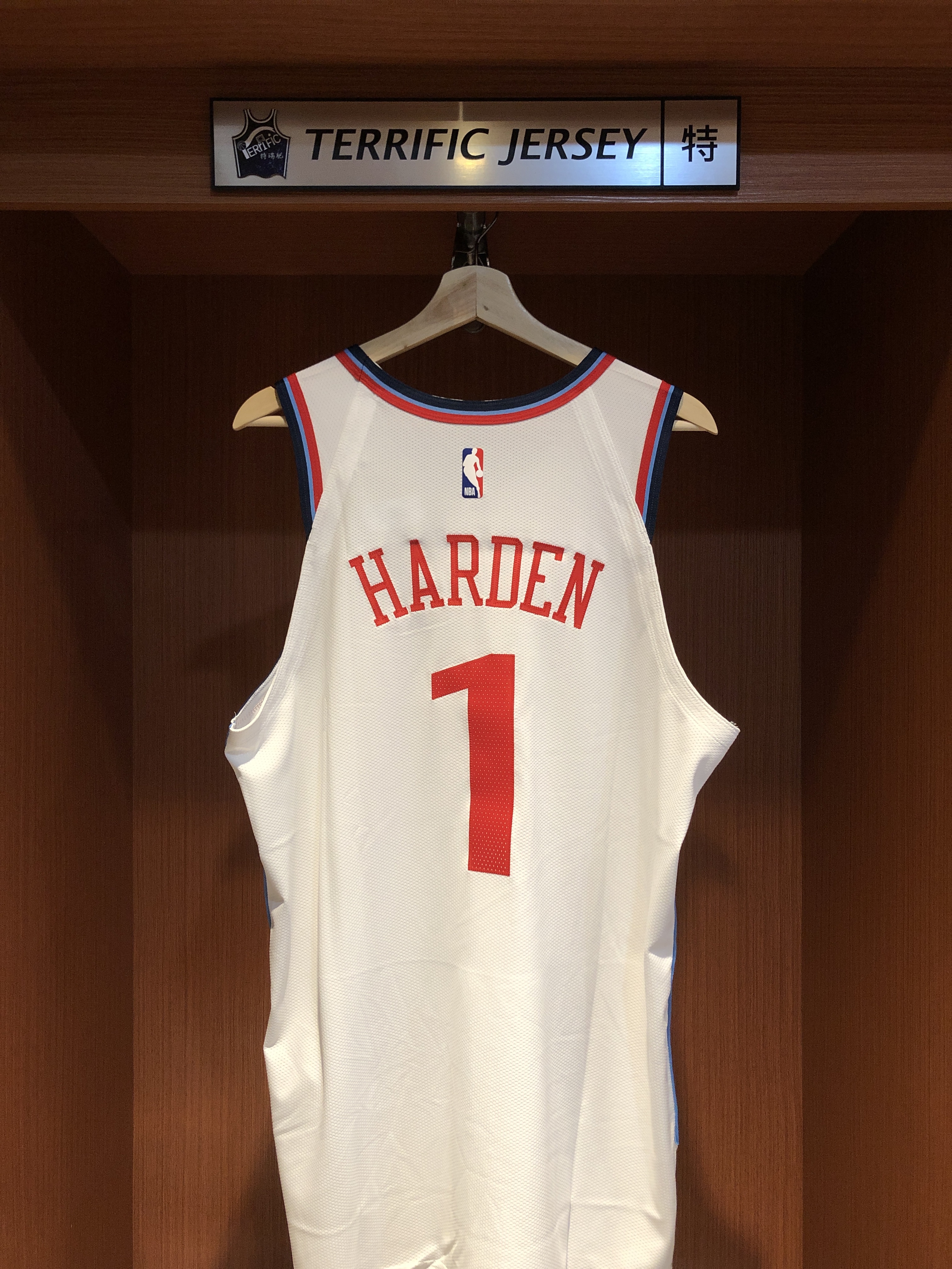 NBA球衣 James Harden 洛杉磯快艇白 Association Nike Authentic 球員版 電繡 全新