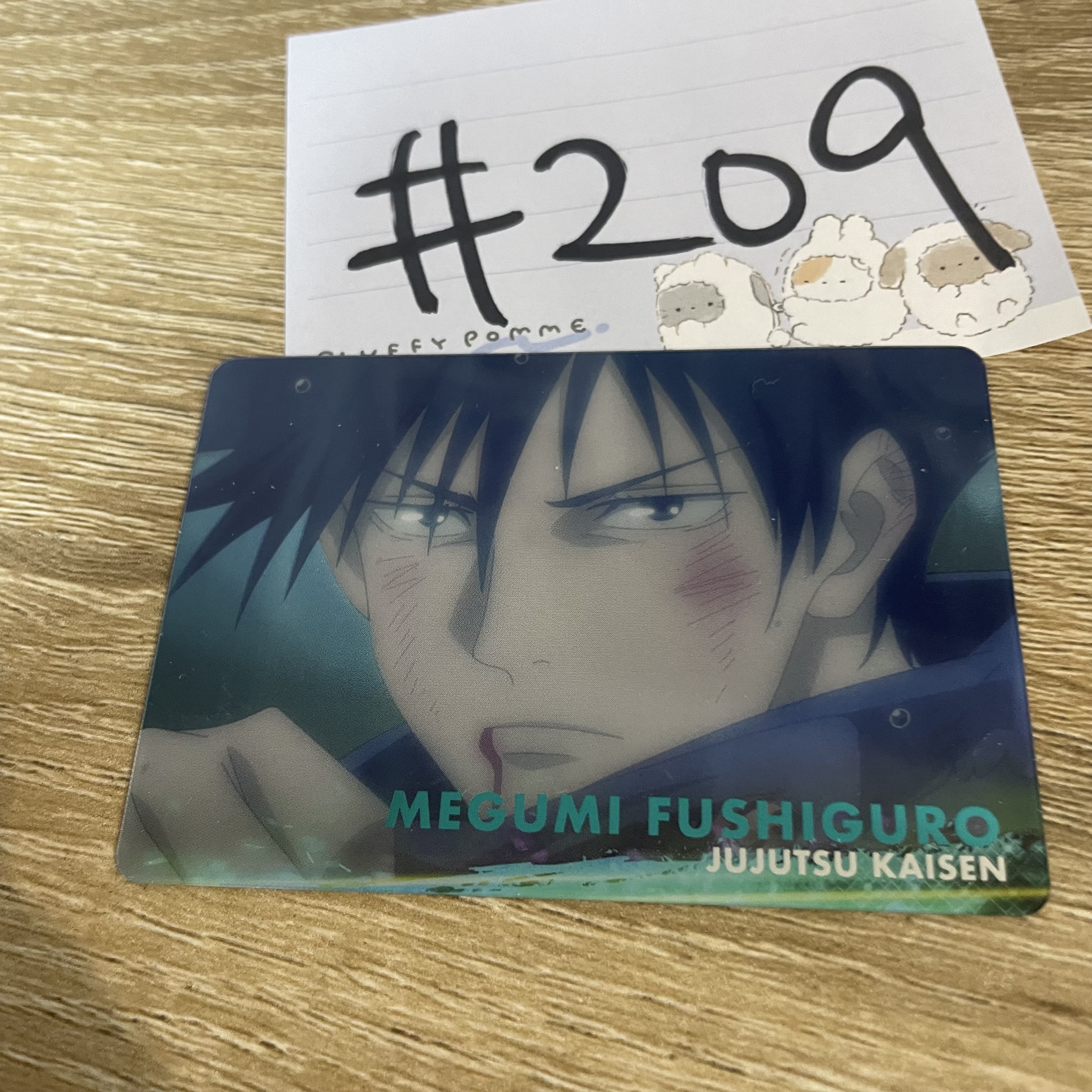 咒術迴戰  惠 小卡#209