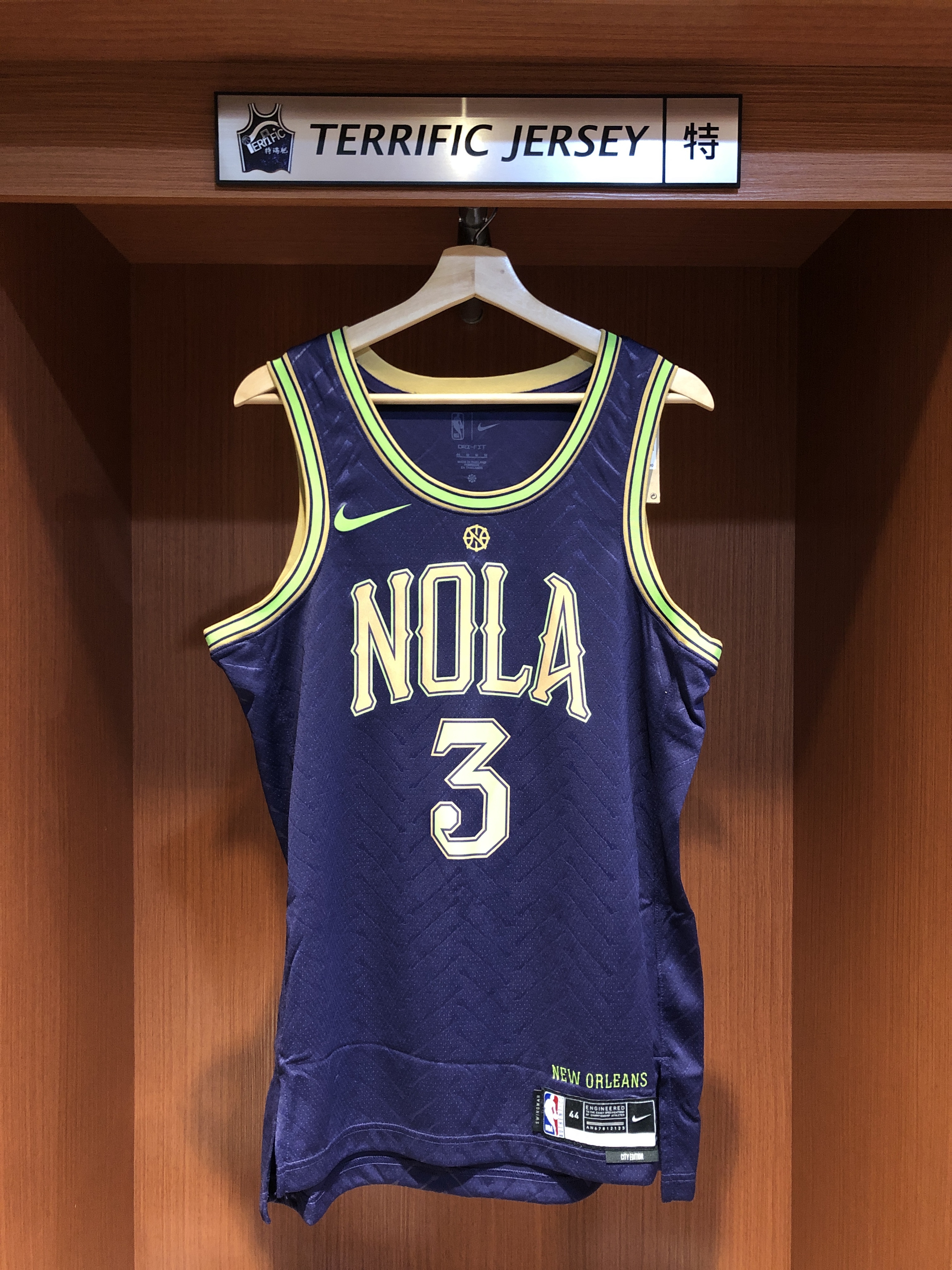 NBA球衣 CJ McCollum 紐奧良鵜鶘城市 City Nike Swingman 球迷版 熱轉印 全新