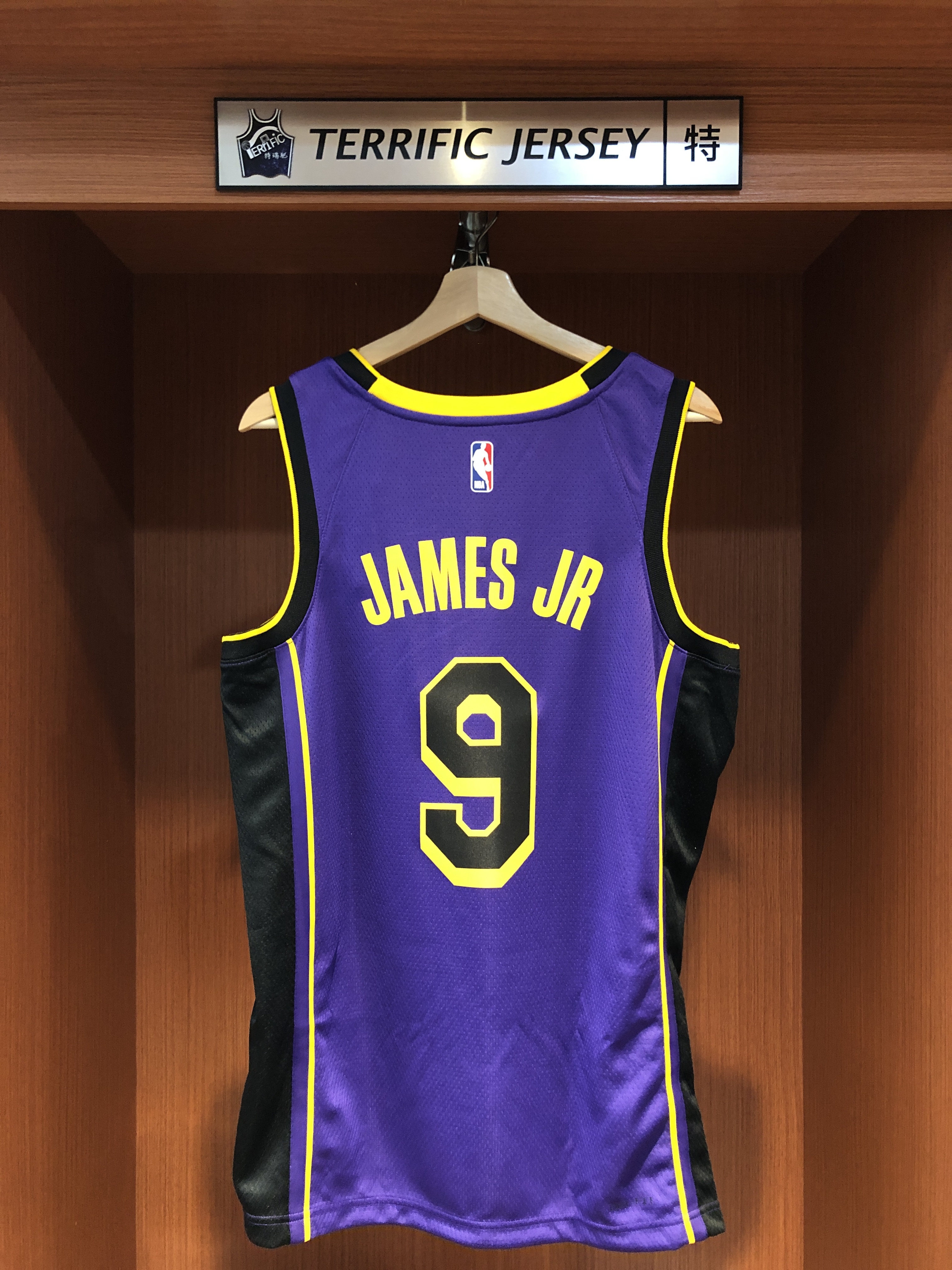NBA球衣 Bronny James JR. 洛杉磯湖人紫 Statement Jordan Swingman 球迷版 熱轉印 全新