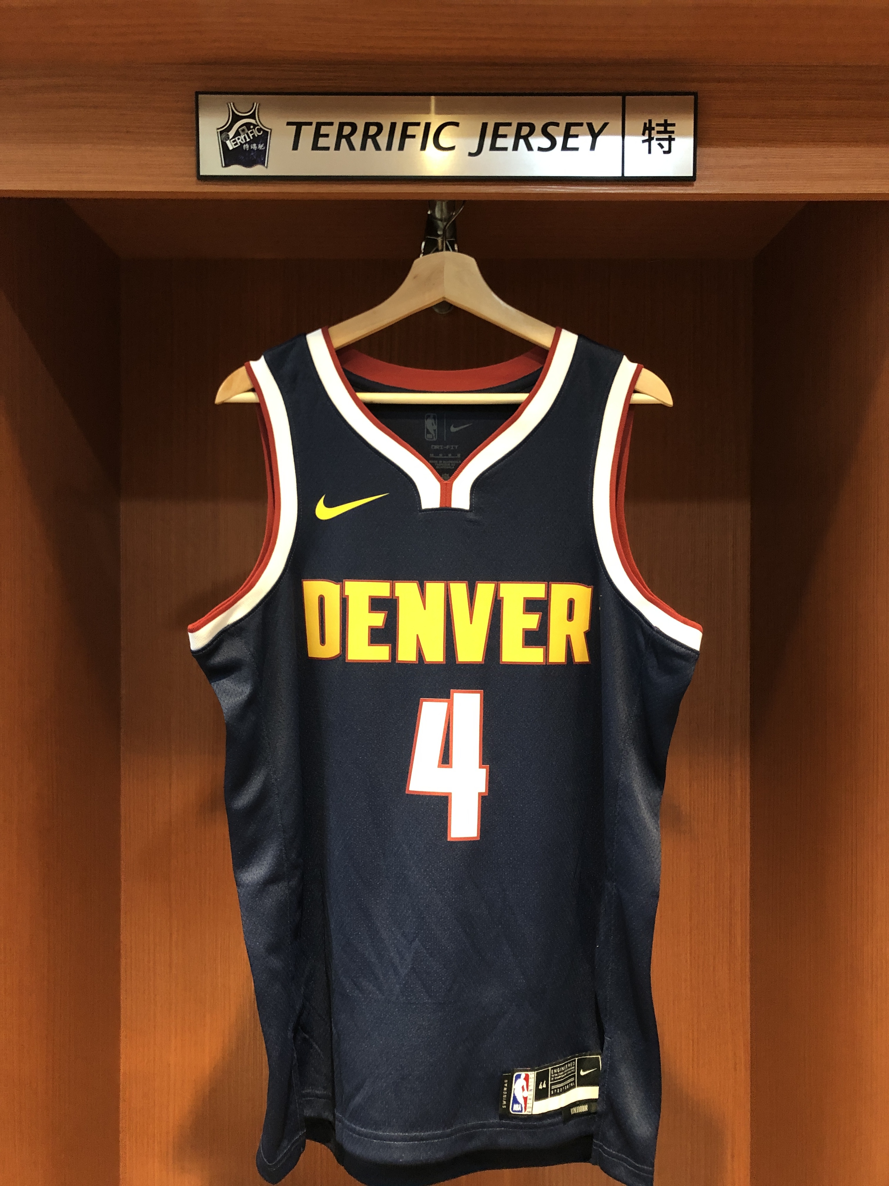 NBA球衣 Russell Westbrook 丹佛金塊深藍 Icon Nike Swingman 球迷版 熱轉印 全新