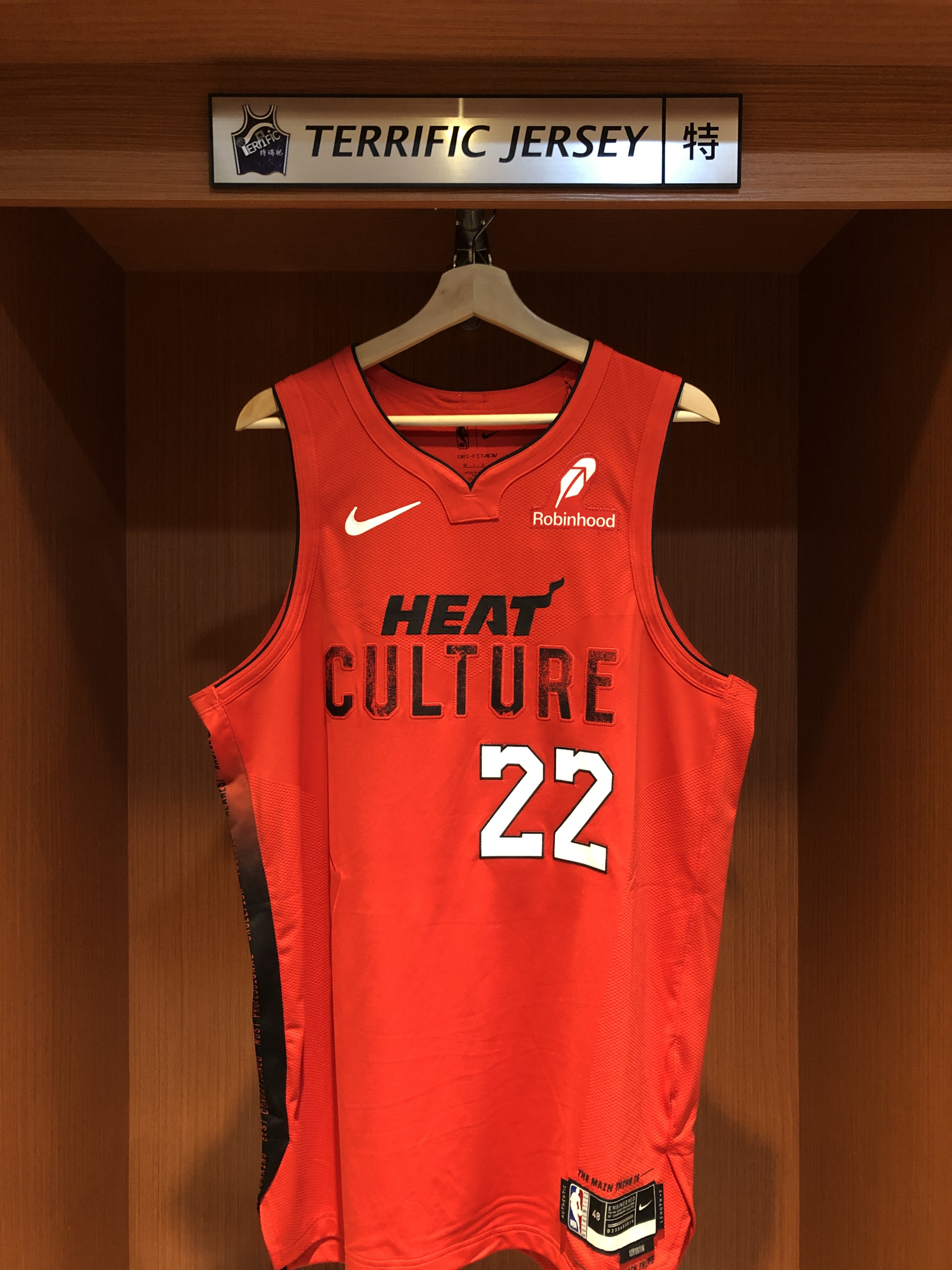 NBA球衣 Jimmy Butler 邁阿密熱火城市 文化紅 City Nike Authentic 球員版 電繡 含贊助商標 全新