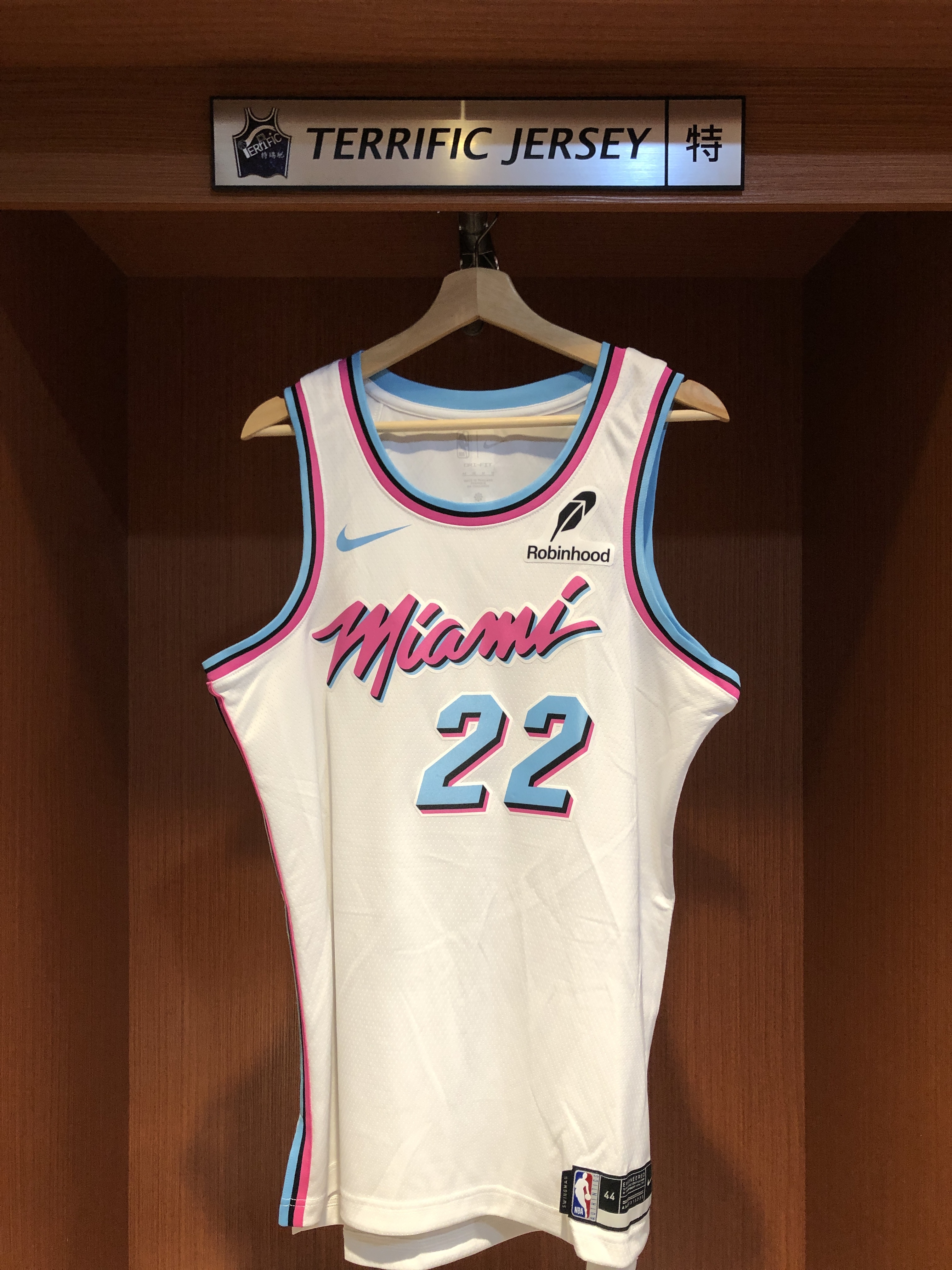 NBA球衣 Jimmy Butler 邁阿密熱火城市 白南灣 City Nike Swingman 球迷版 熱轉印 含贊助商標 全新