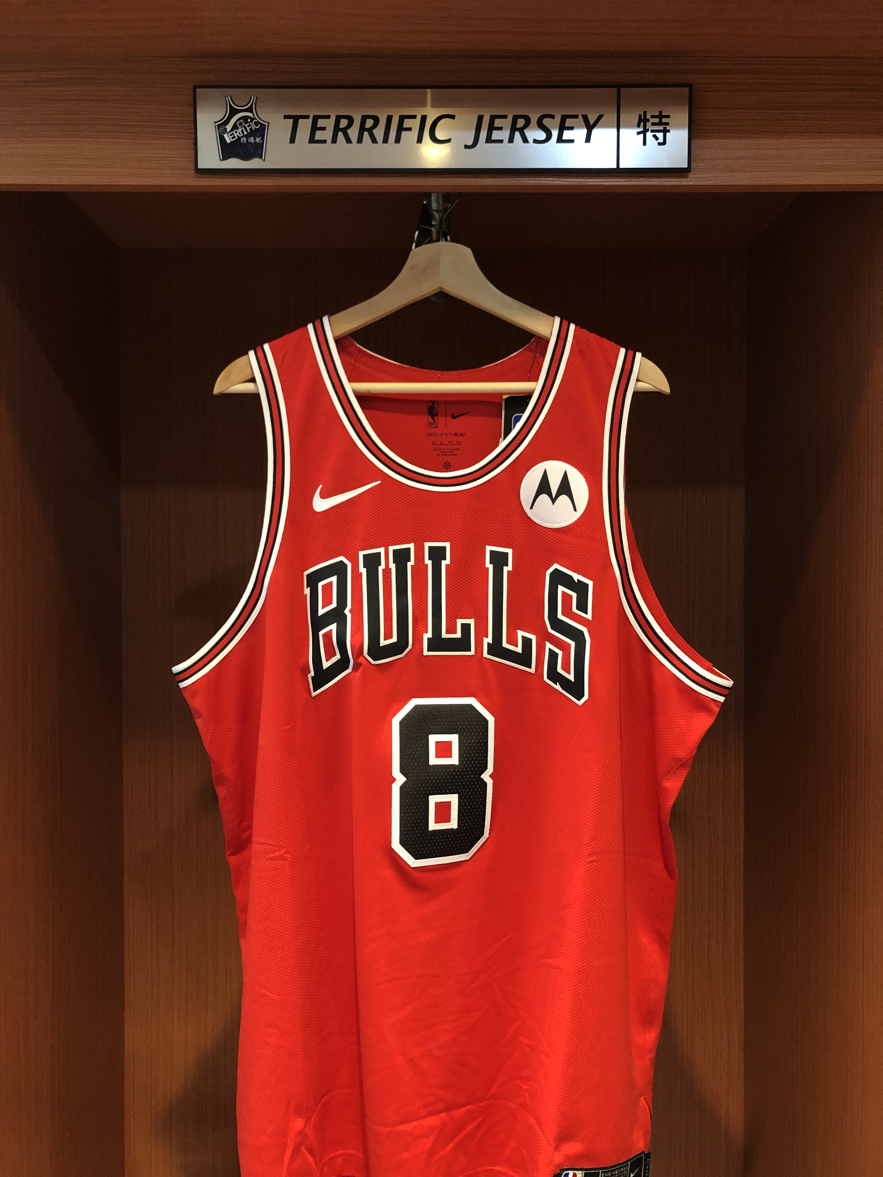 NBA球衣 Zach Lavine 芝加哥公牛紅 Icon Nike Authentic 球員版 電繡 含贊助商標 全新