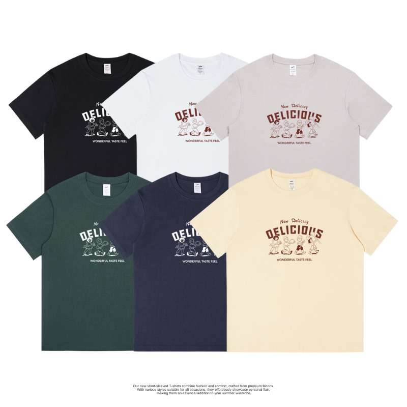 美式休閒童年娛樂簡約短TEE