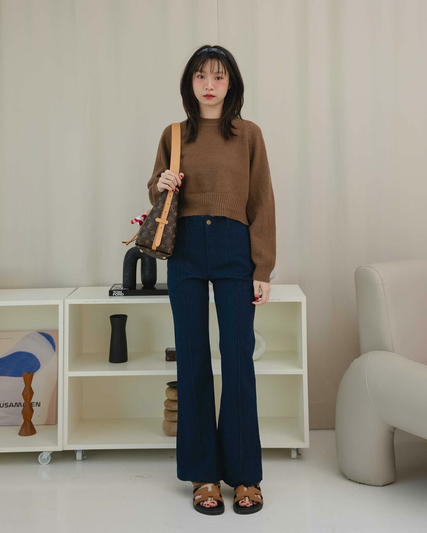 Kimmame - Flare 牛仔喇叭褲