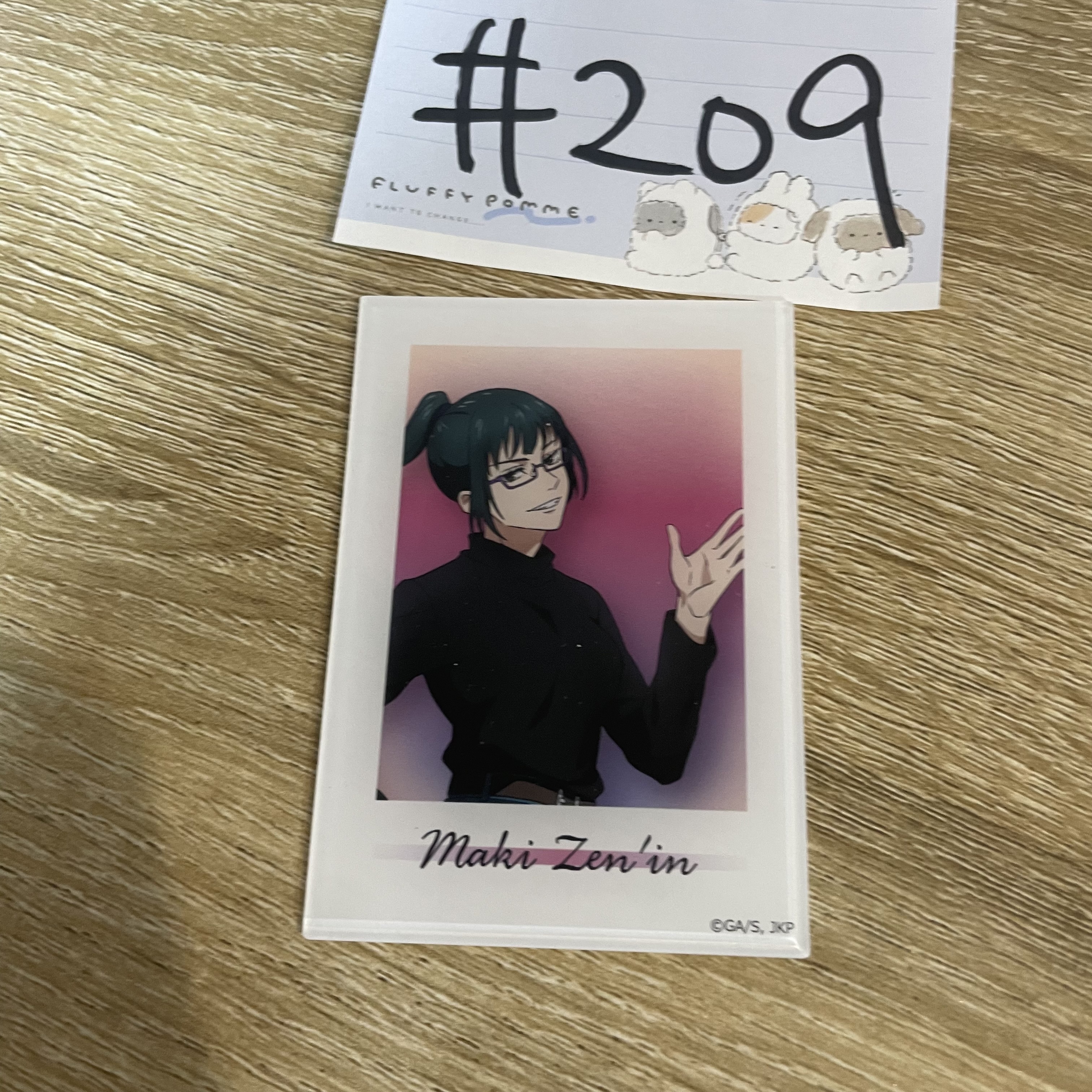 咒術迴戰 真希 膠卡#209