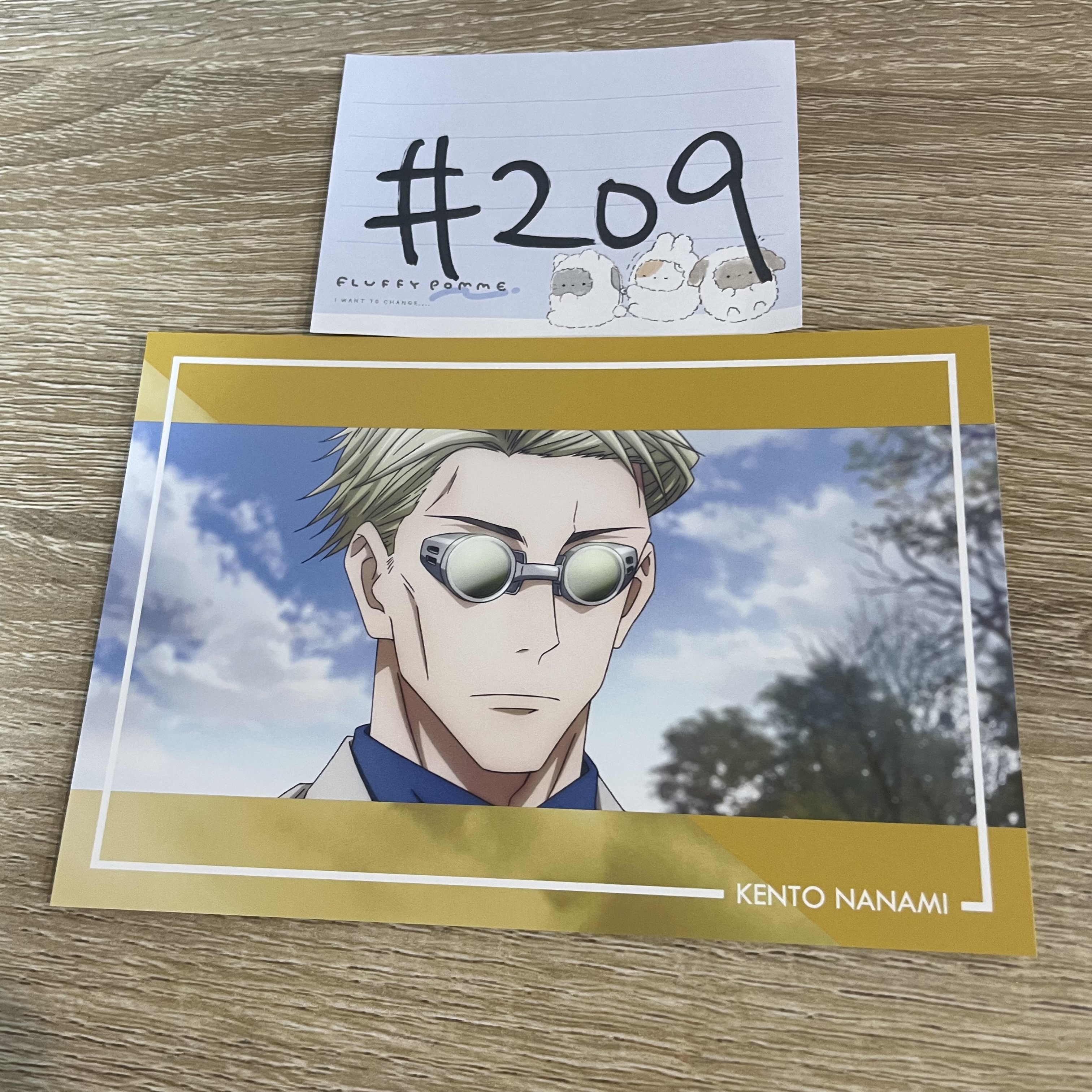 咒術迴戰 七海  明信片#209