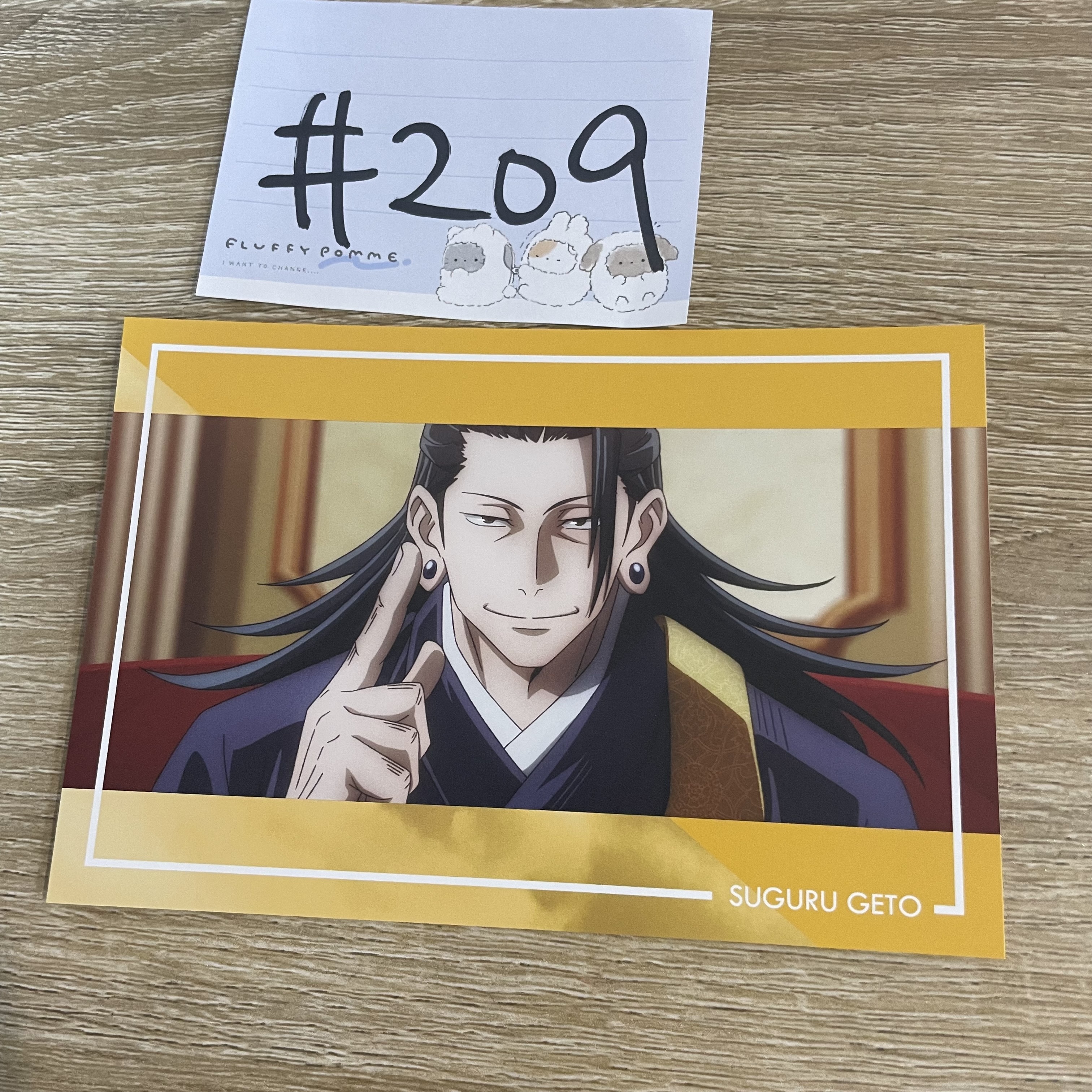 咒術迴戰 傑 明信片#209