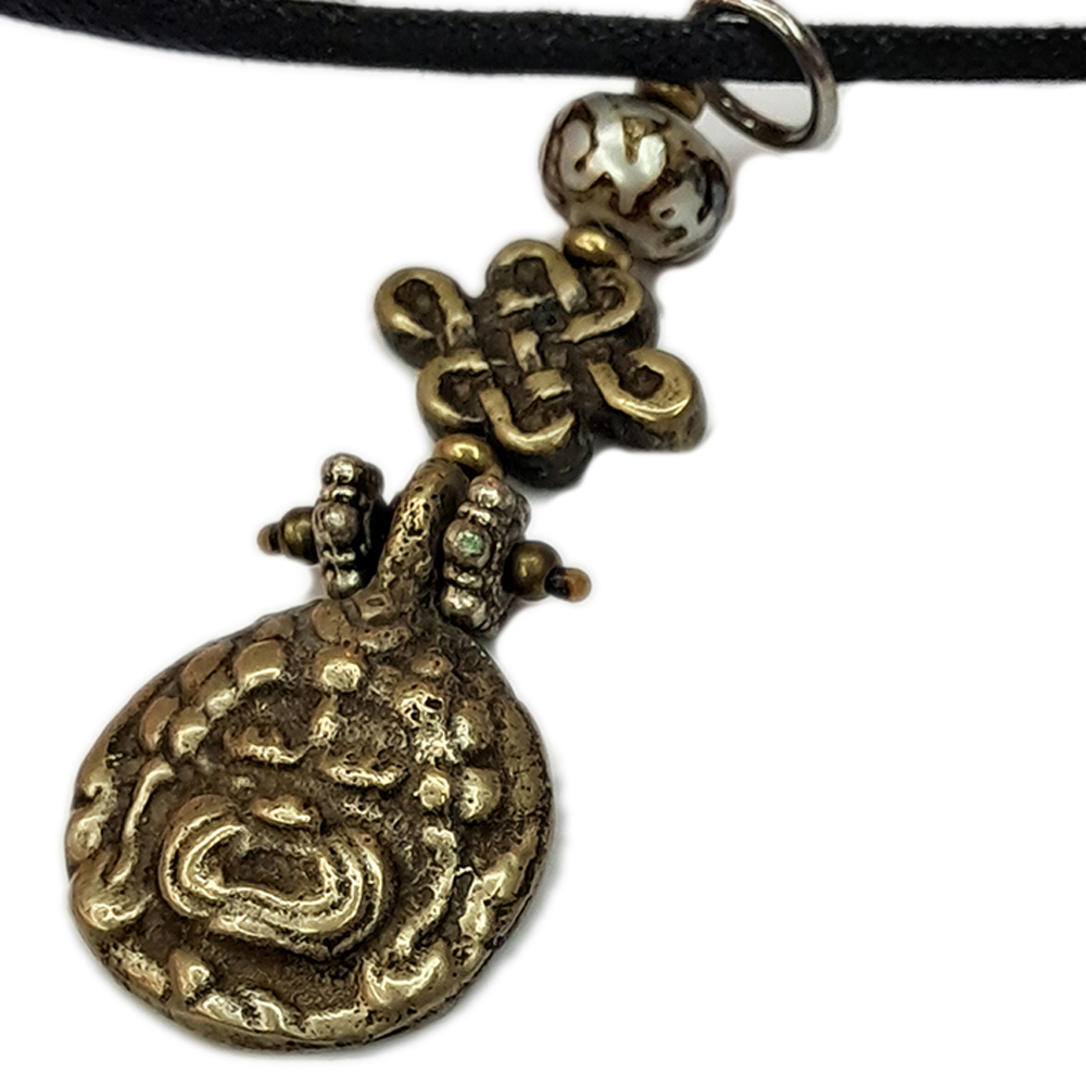 瑪哈嘎拉黑繩項鍊【十方】150420