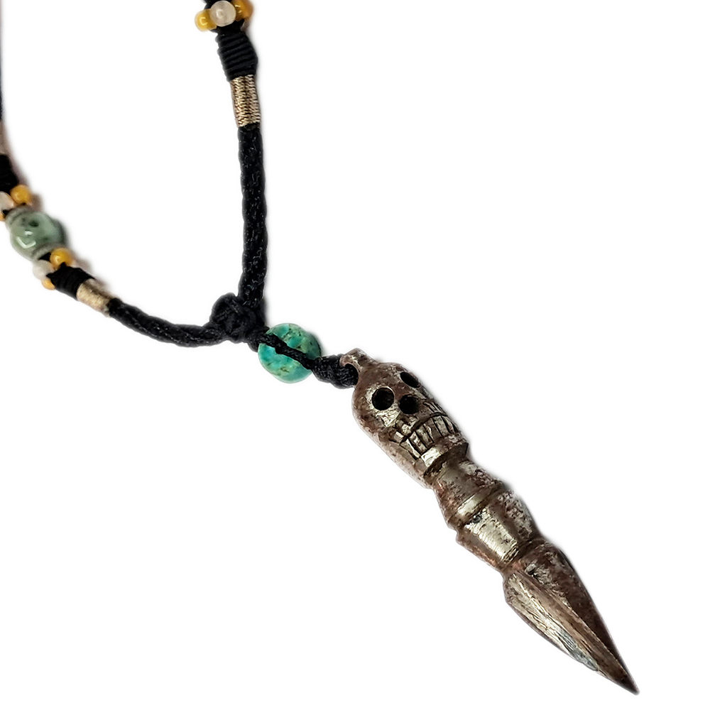 藏密穢跡金剛杵(鐵)中國結項鍊【十方】122107