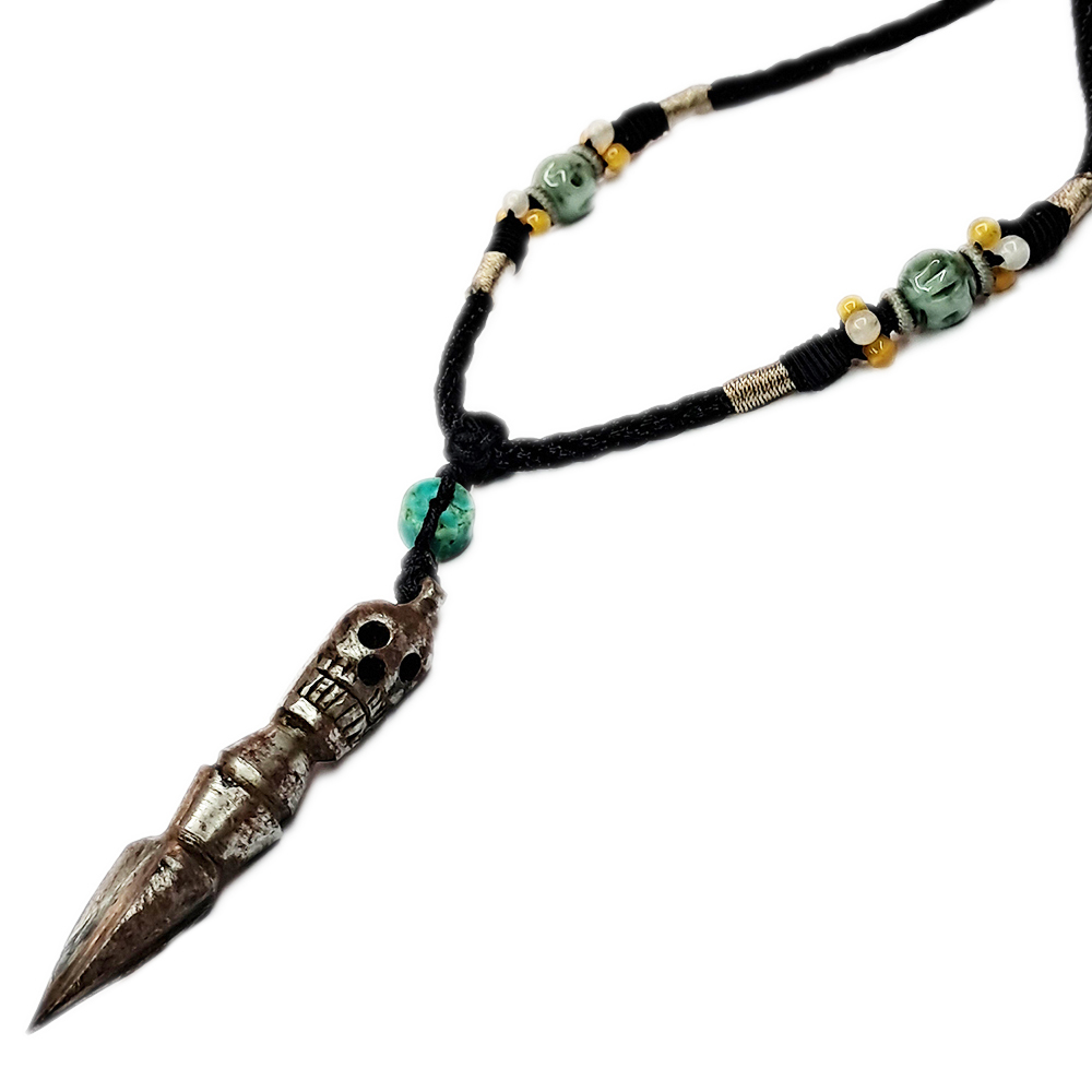 藏密穢跡金剛杵(鐵)中國結項鍊【十方】122107