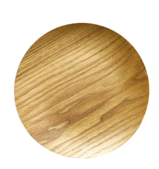 日式木材圓托盤18CM (非日本製)