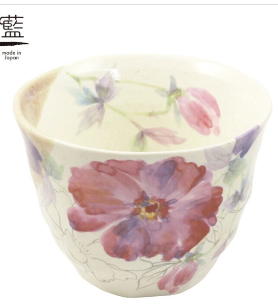 日本美濃燒瓦杯(牡丹) (日本製)